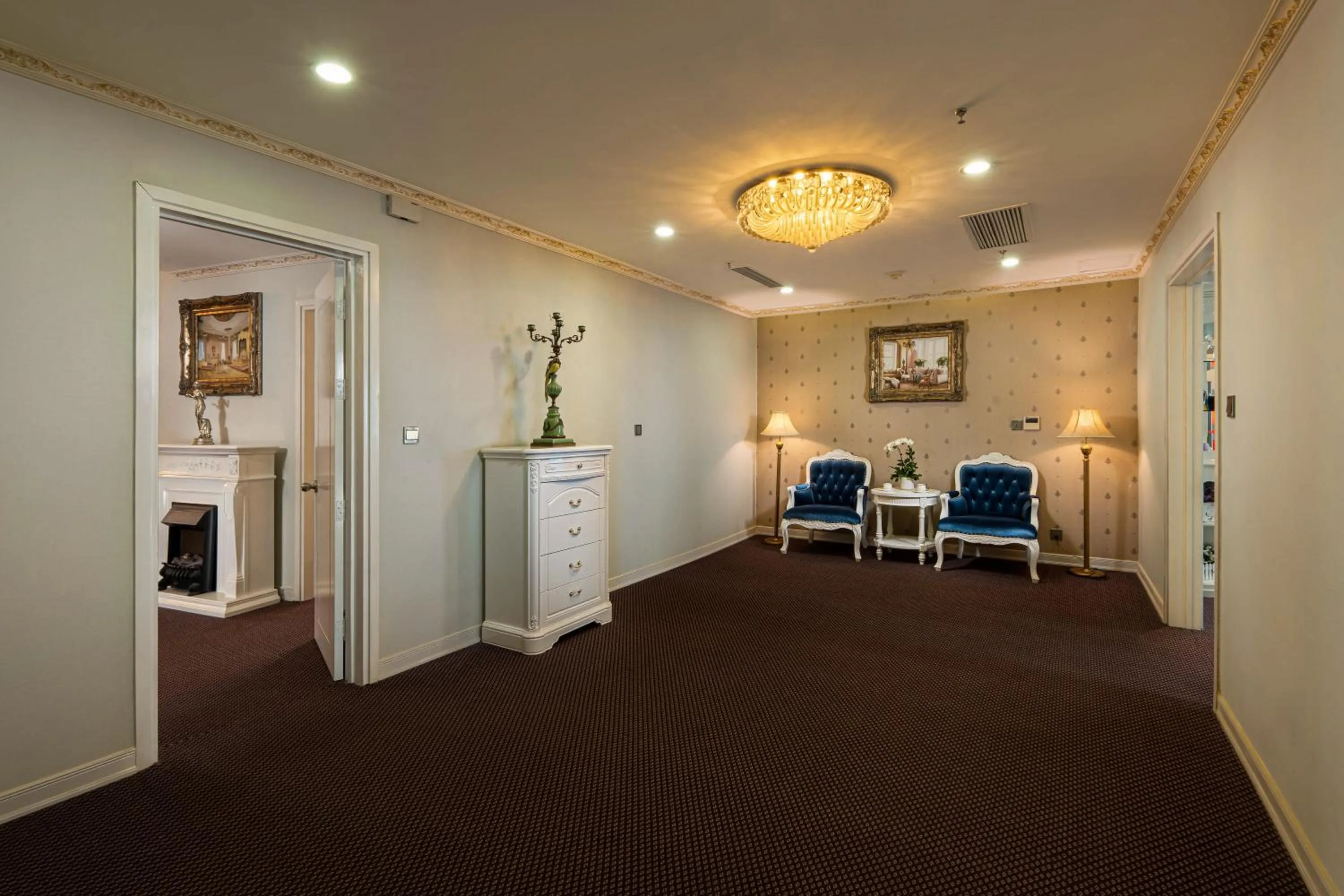 Seating area in Super Candle Hotel