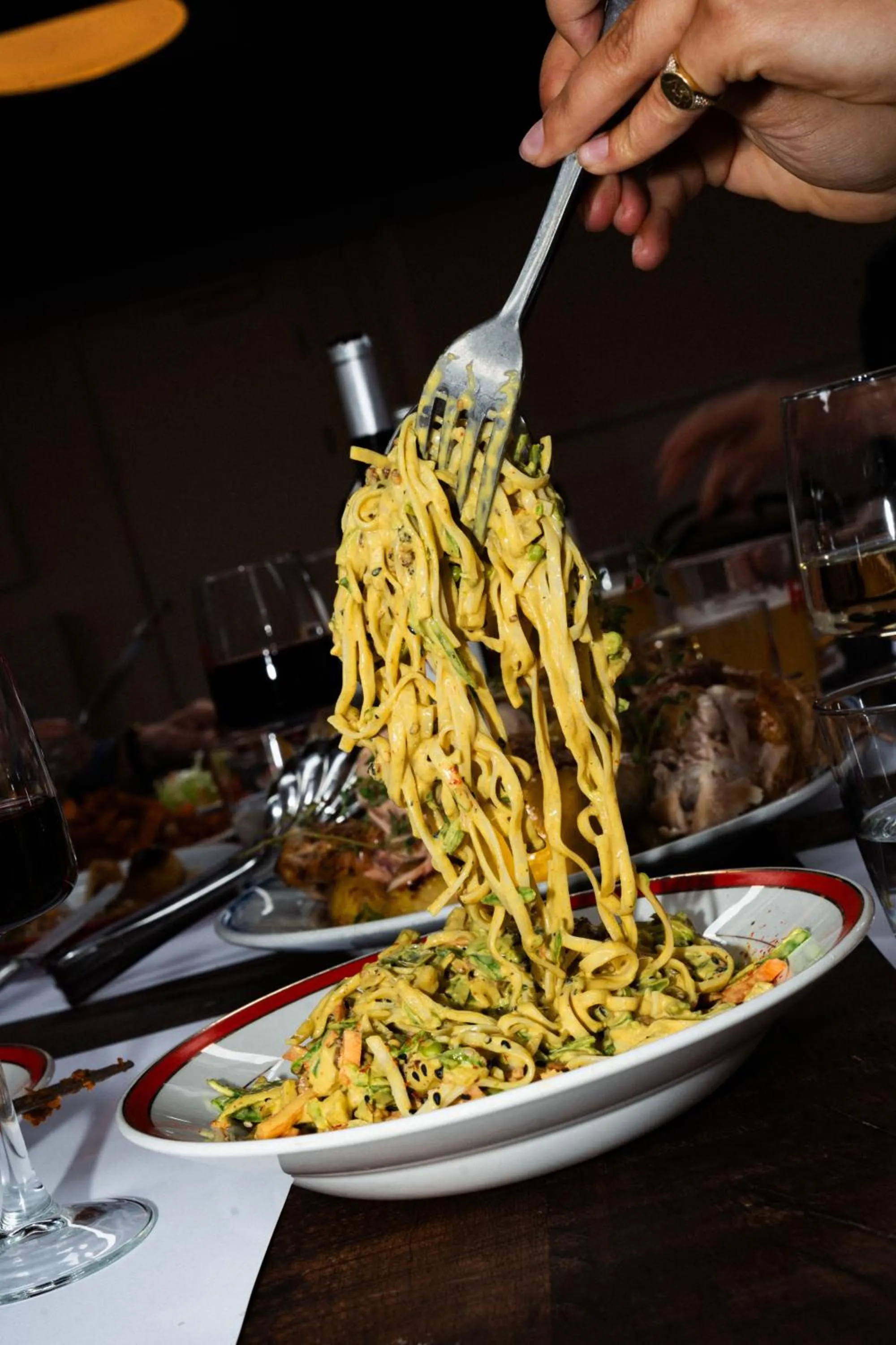 Food close-up in Roberta's Society Aarhus