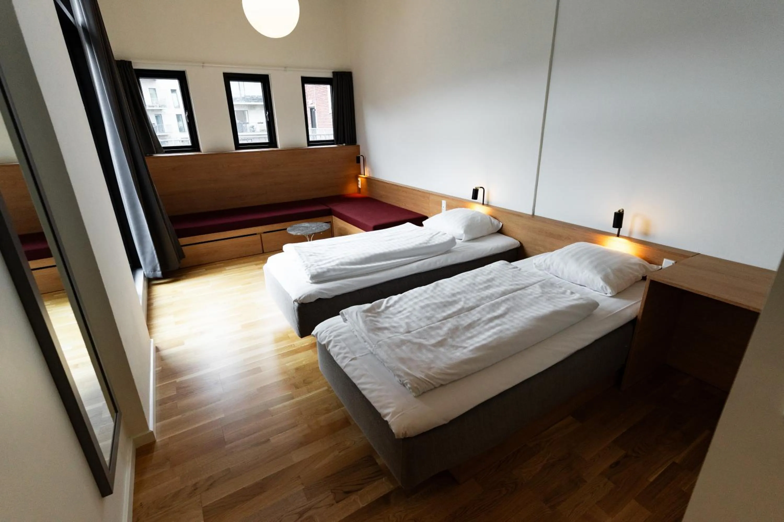 Bed in Roberta's Society Aarhus