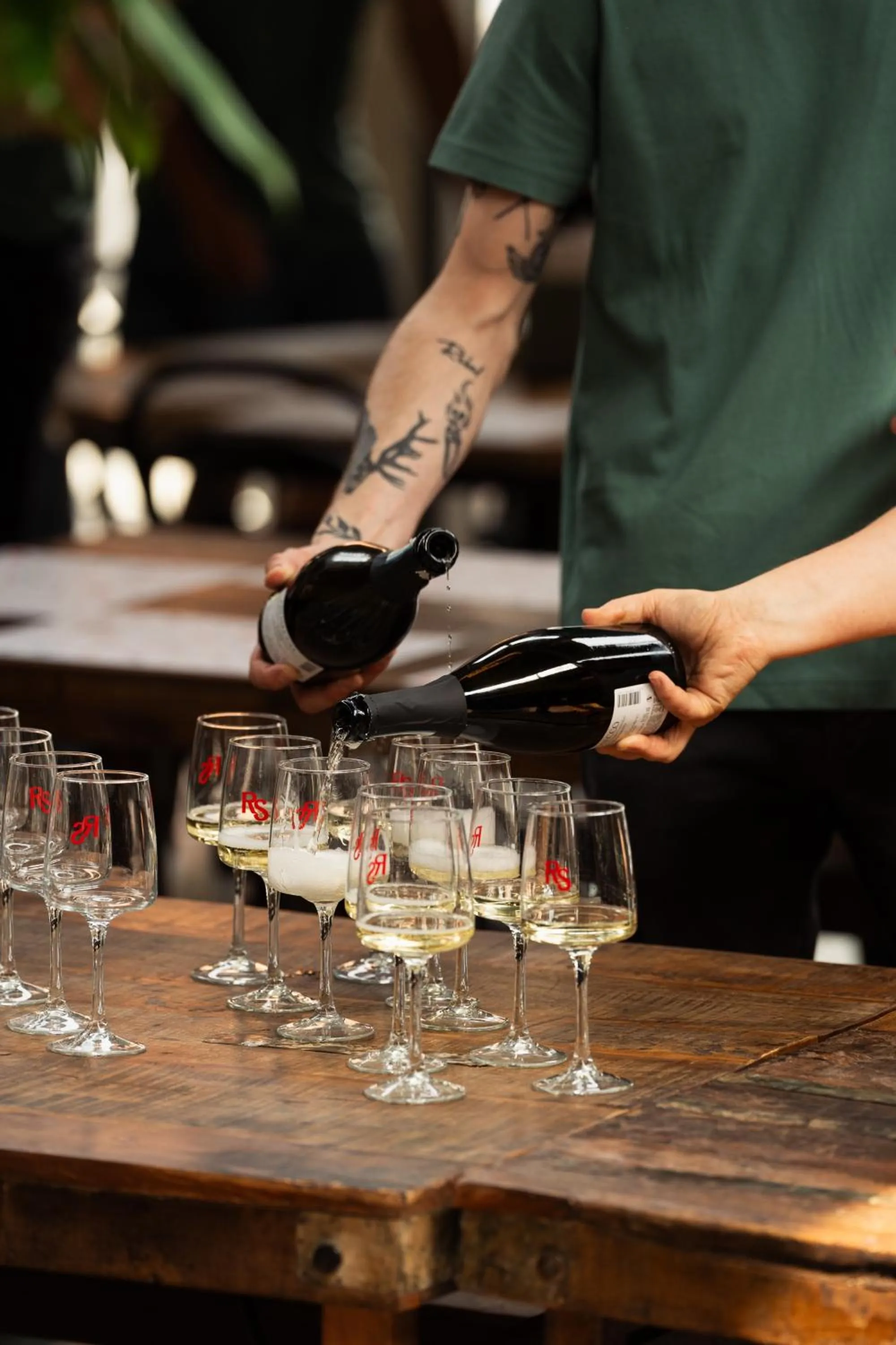 Food and drinks in Roberta's Society Aarhus