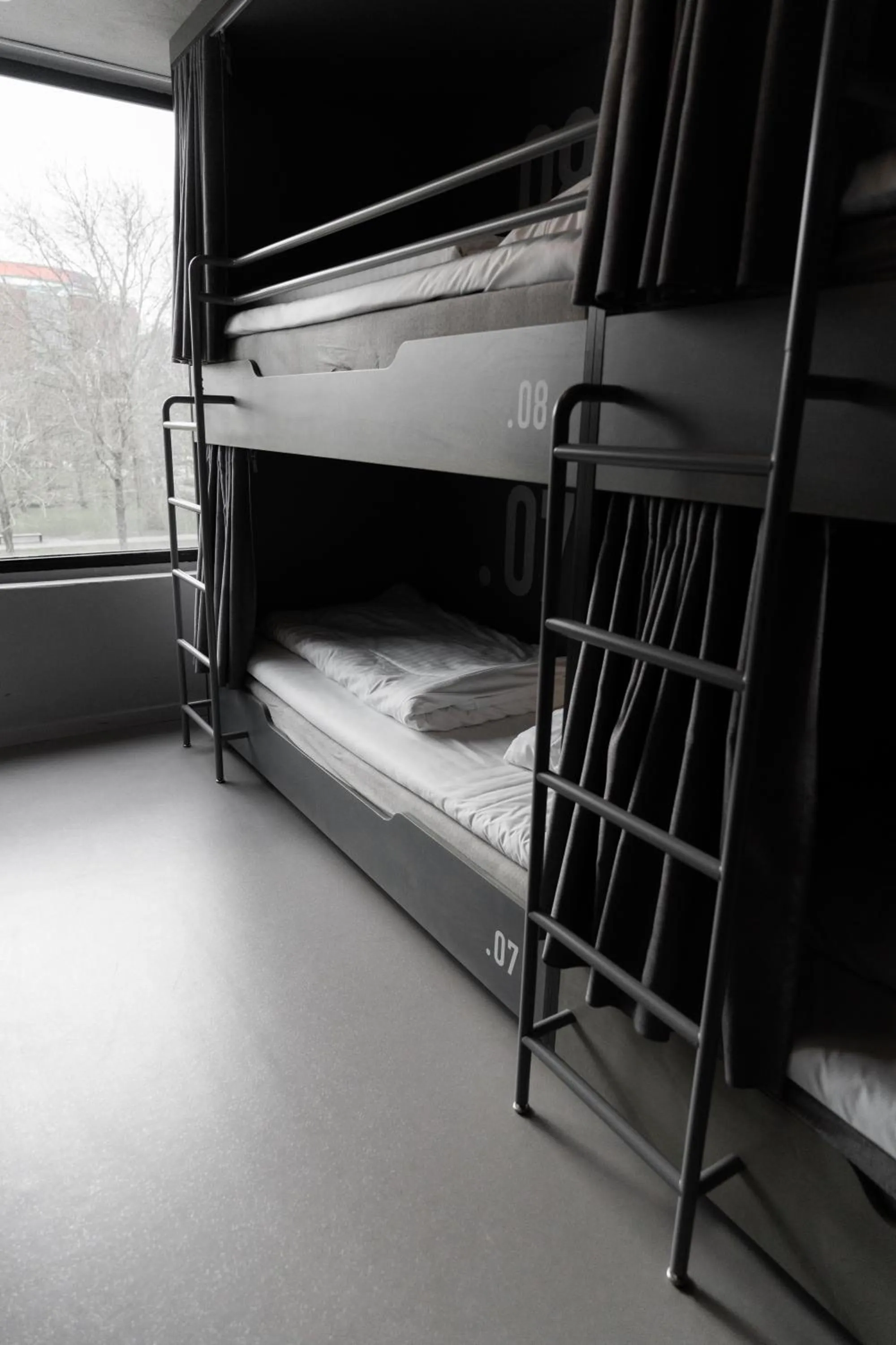 Bed in Roberta's Society Aarhus