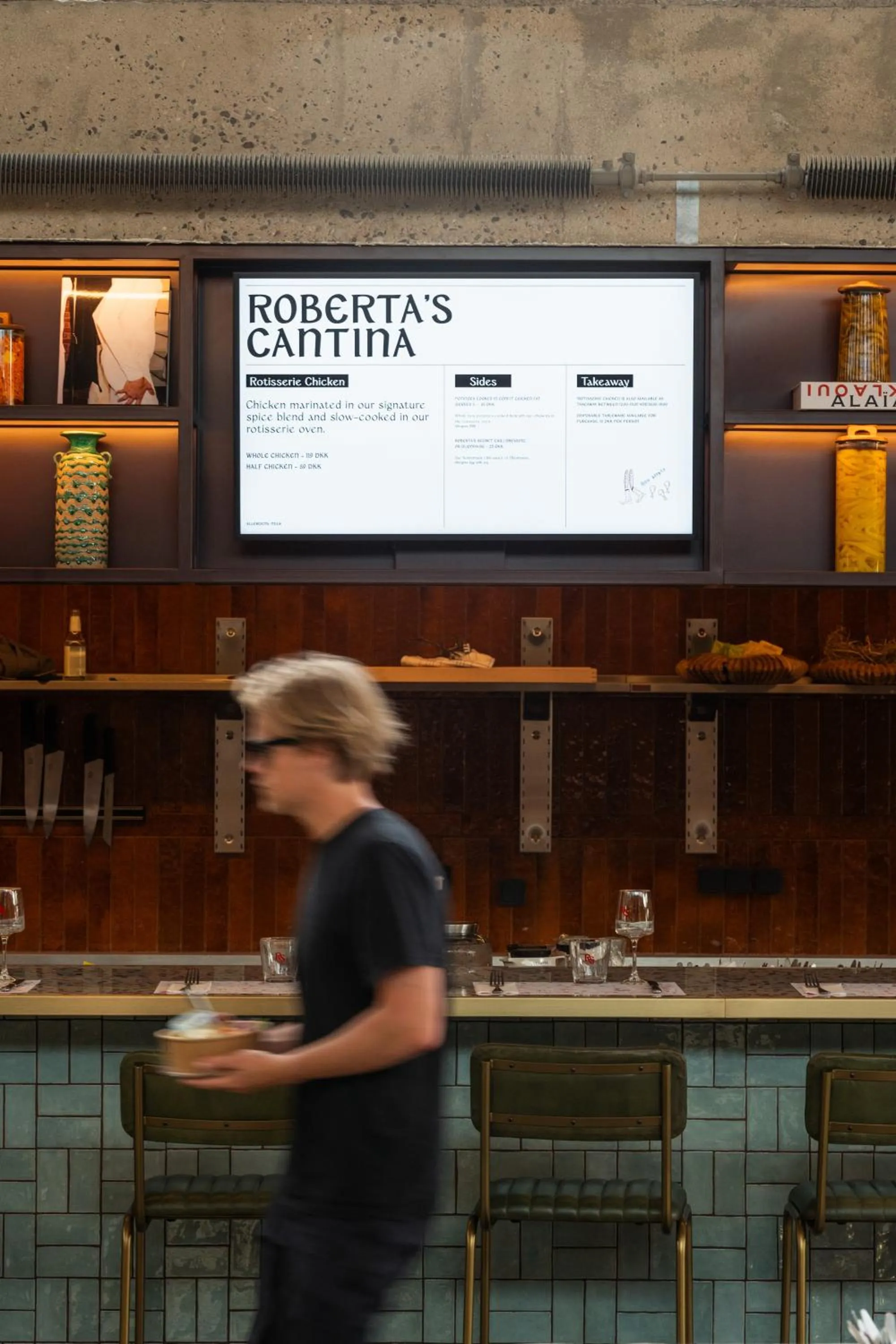 Restaurant/places to eat in Roberta's Society Aarhus