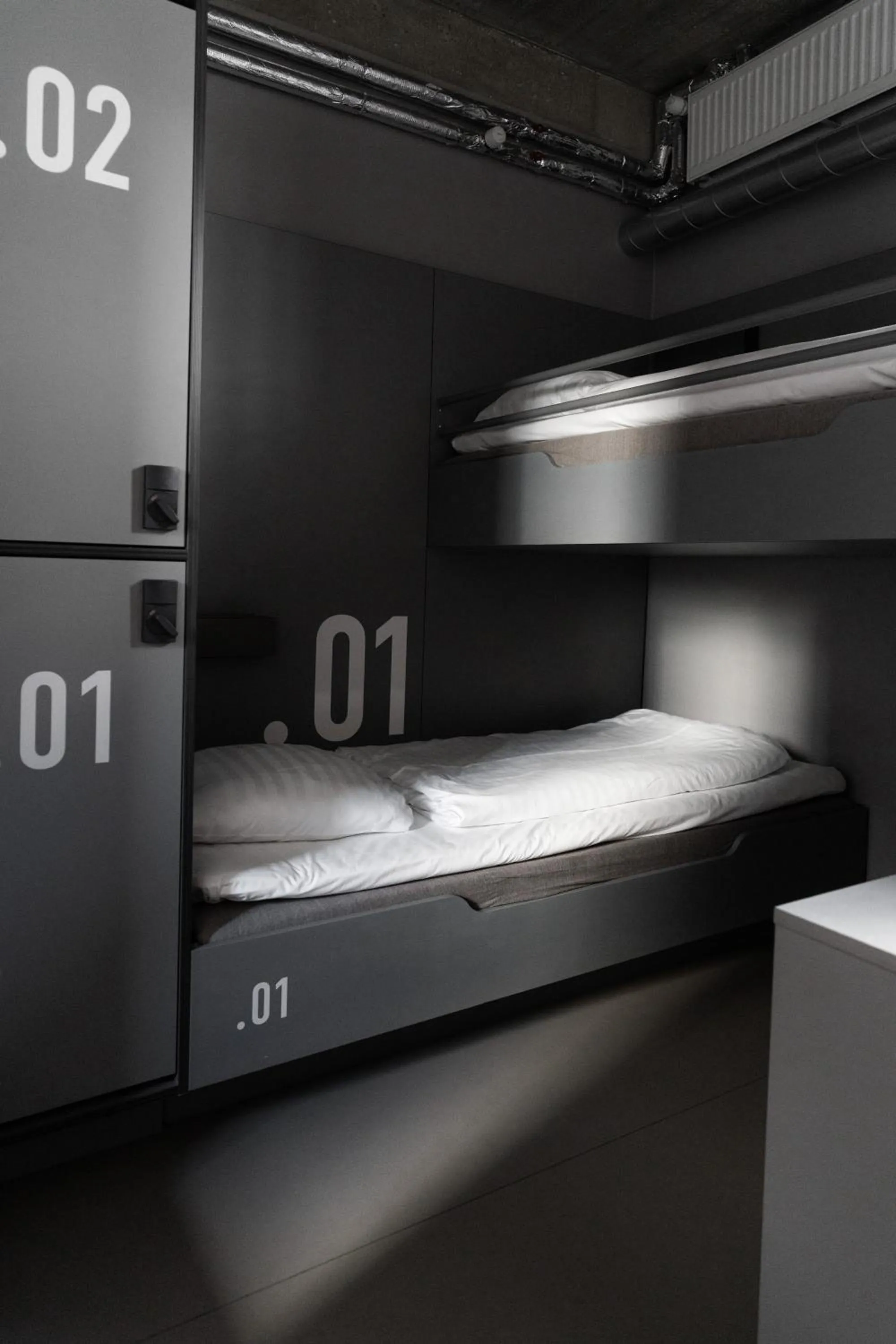 Bed in Roberta's Society Aarhus