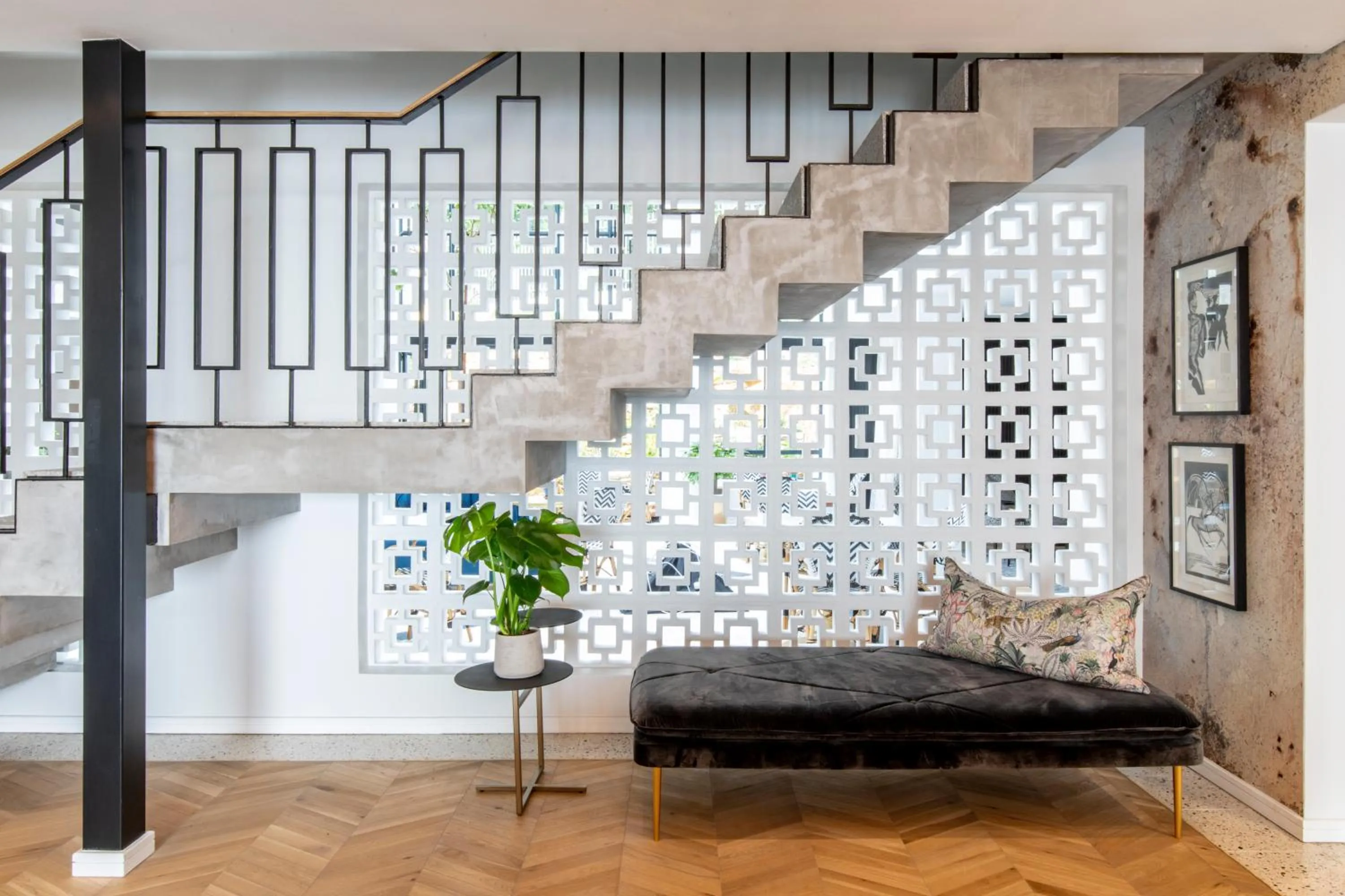 Seating area in Camissa House