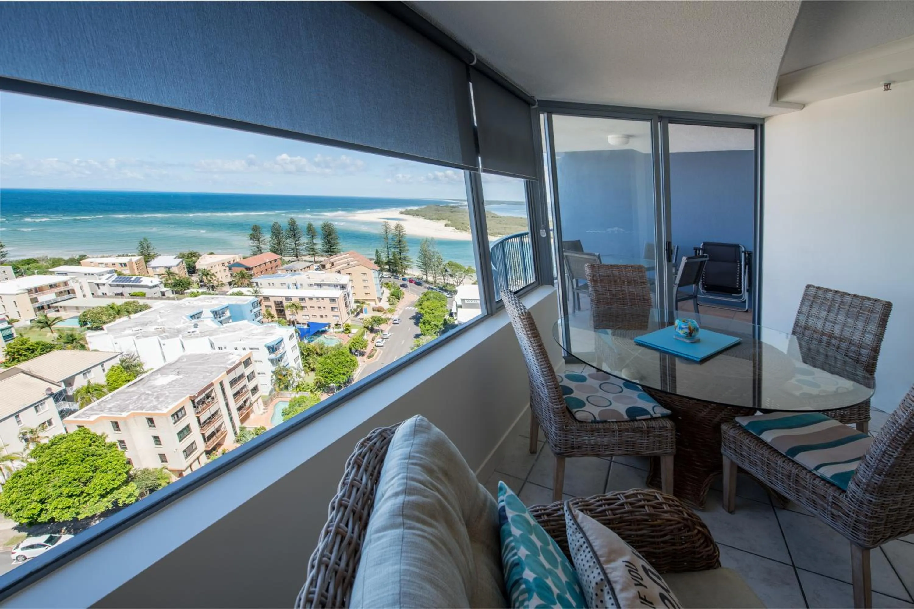 Patio in Centrepoint Apartments Caloundra