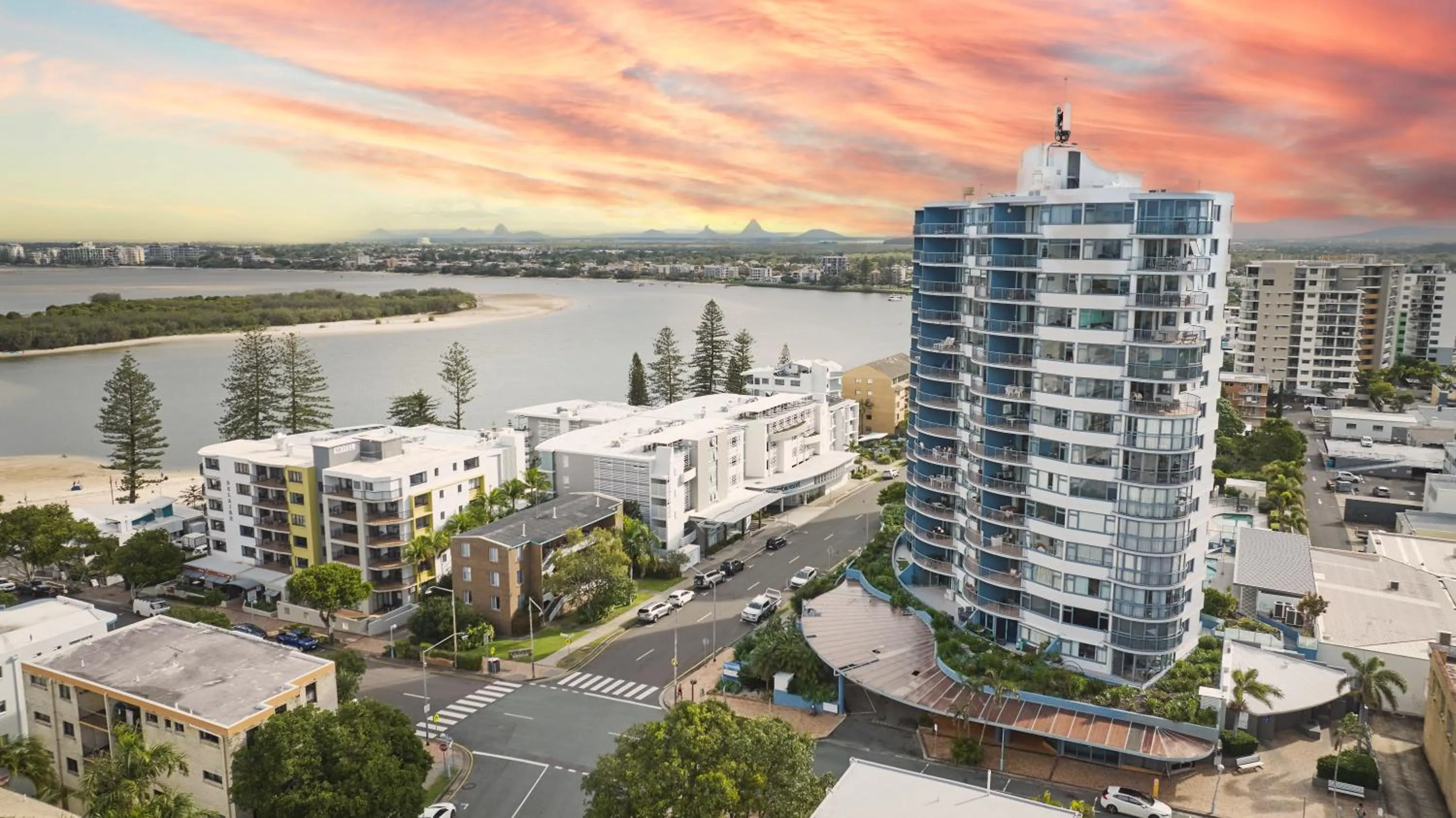Property building in Centrepoint Apartments Caloundra