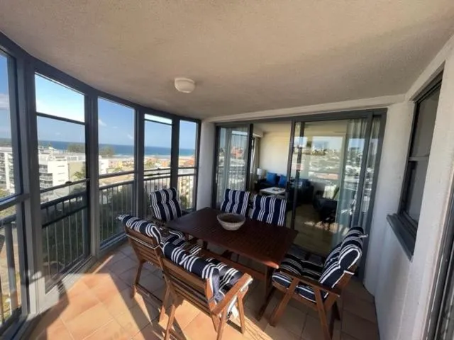 Patio in Centrepoint Apartments Caloundra
