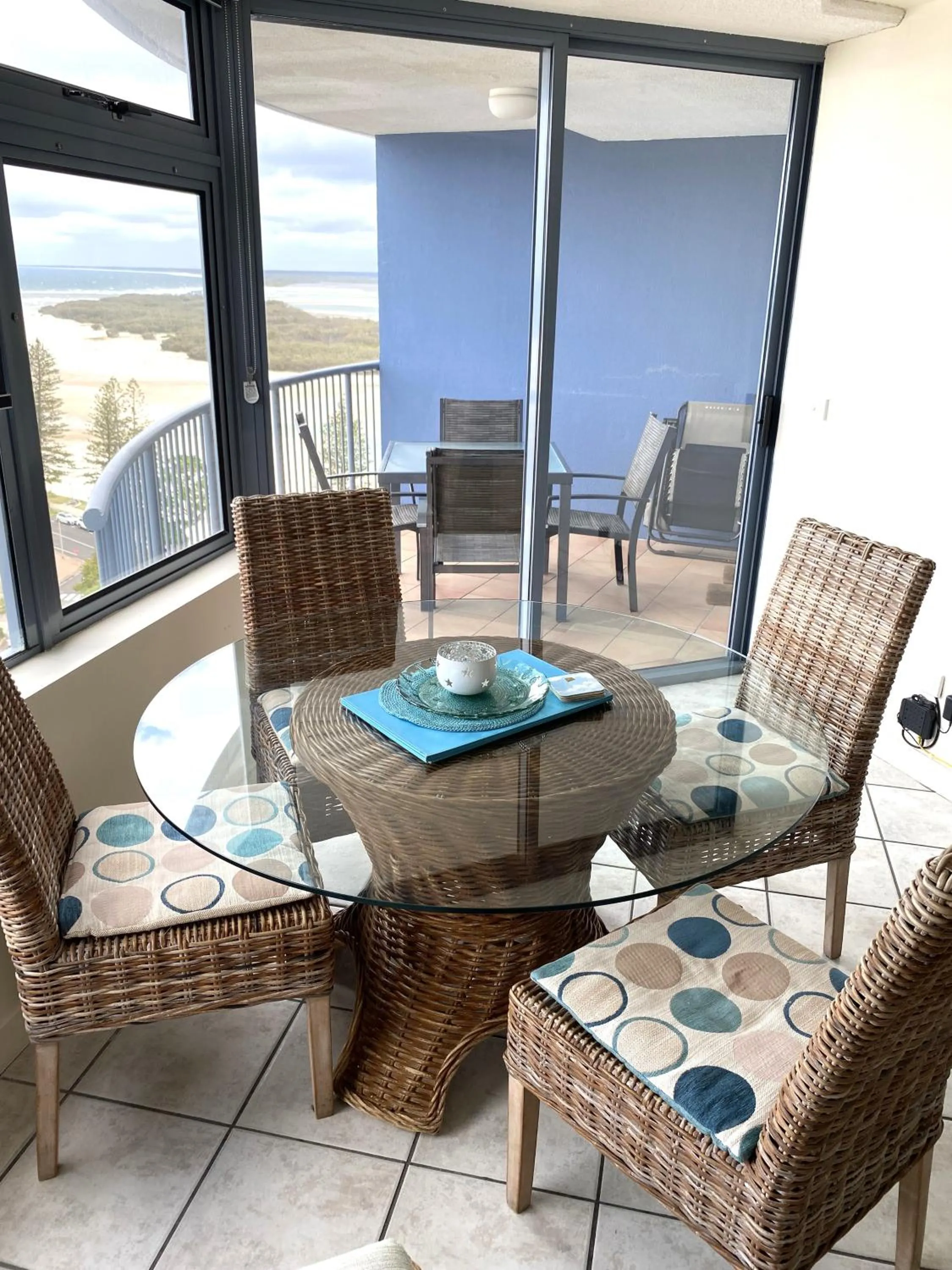 Patio in Centrepoint Apartments Caloundra