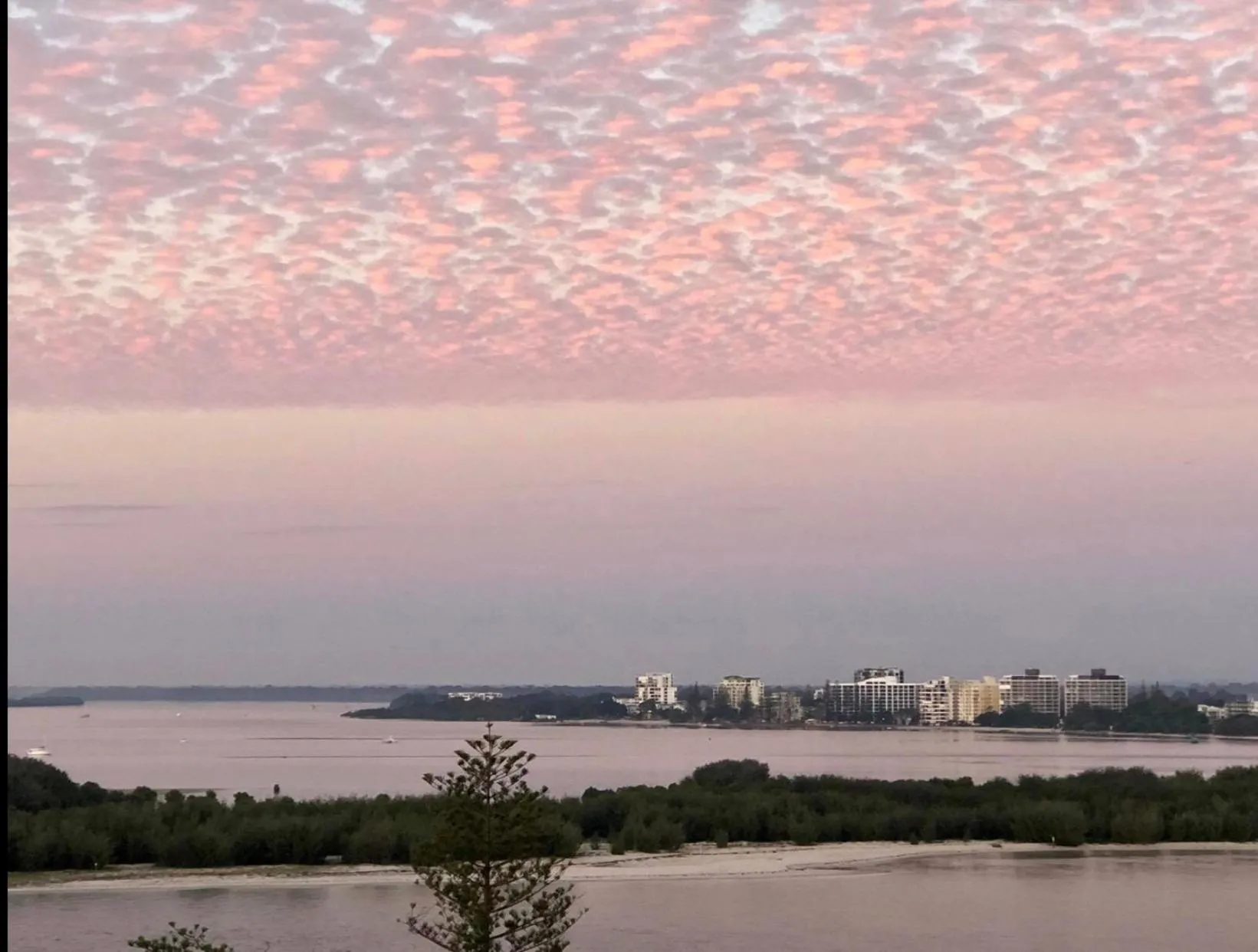 Sea view in Centrepoint Apartments Caloundra