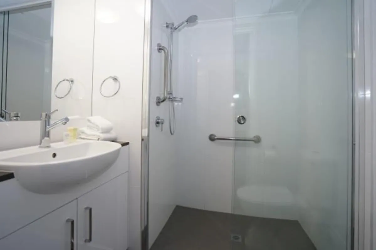 Shower in Centrepoint Apartments Caloundra