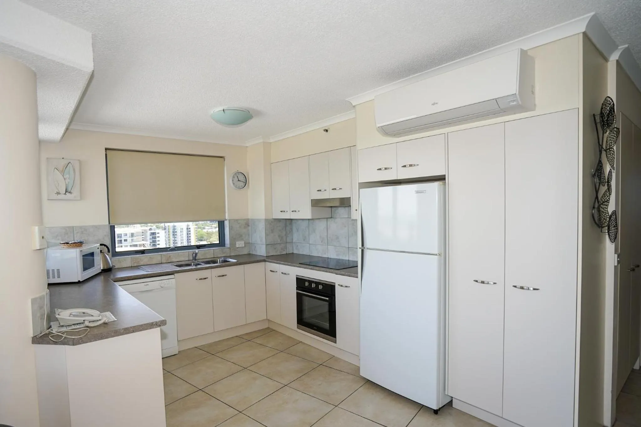 Kitchen or kitchenette in Centrepoint Apartments Caloundra