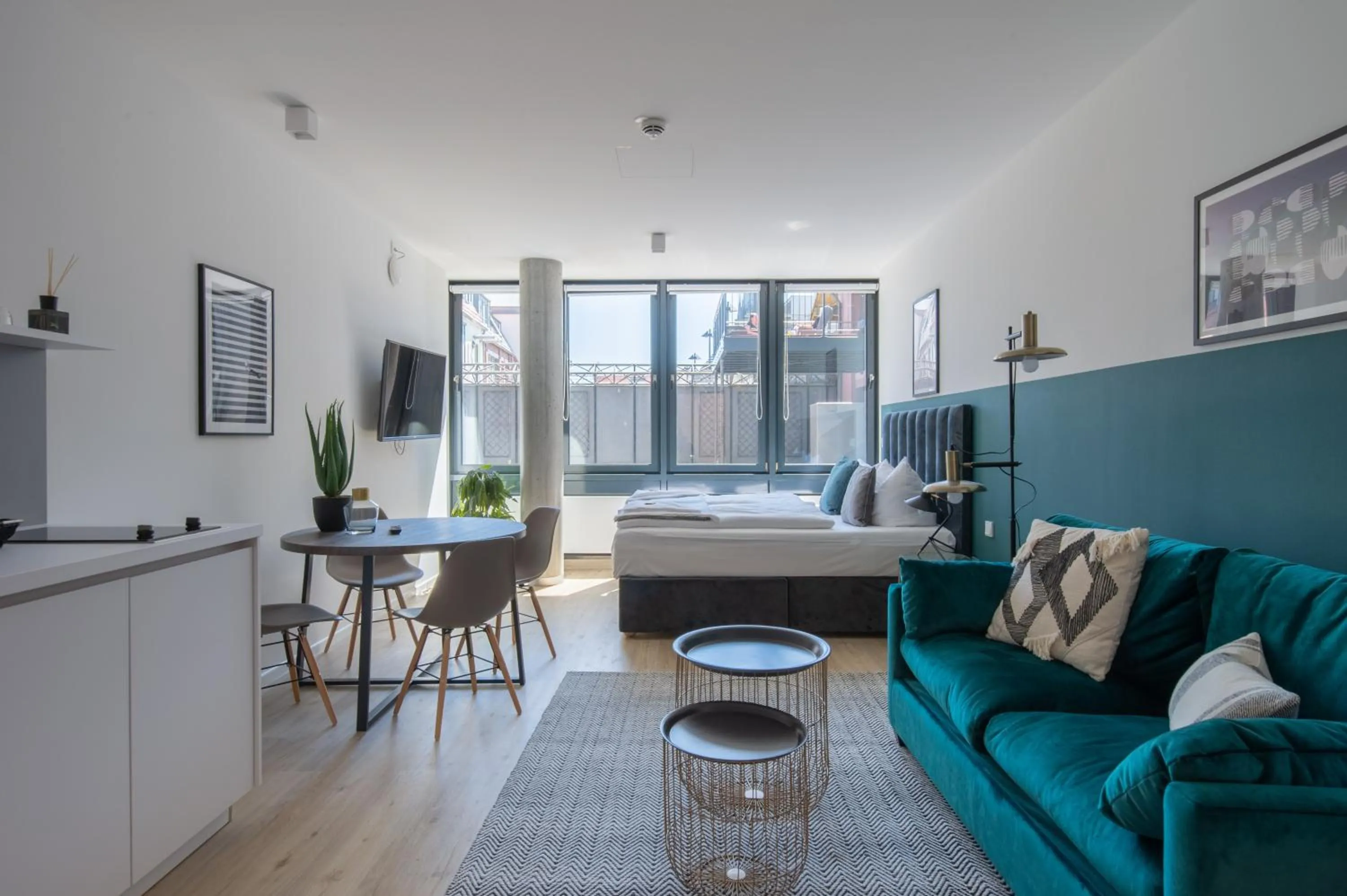 Seating area in Limehome Flensburg Holm