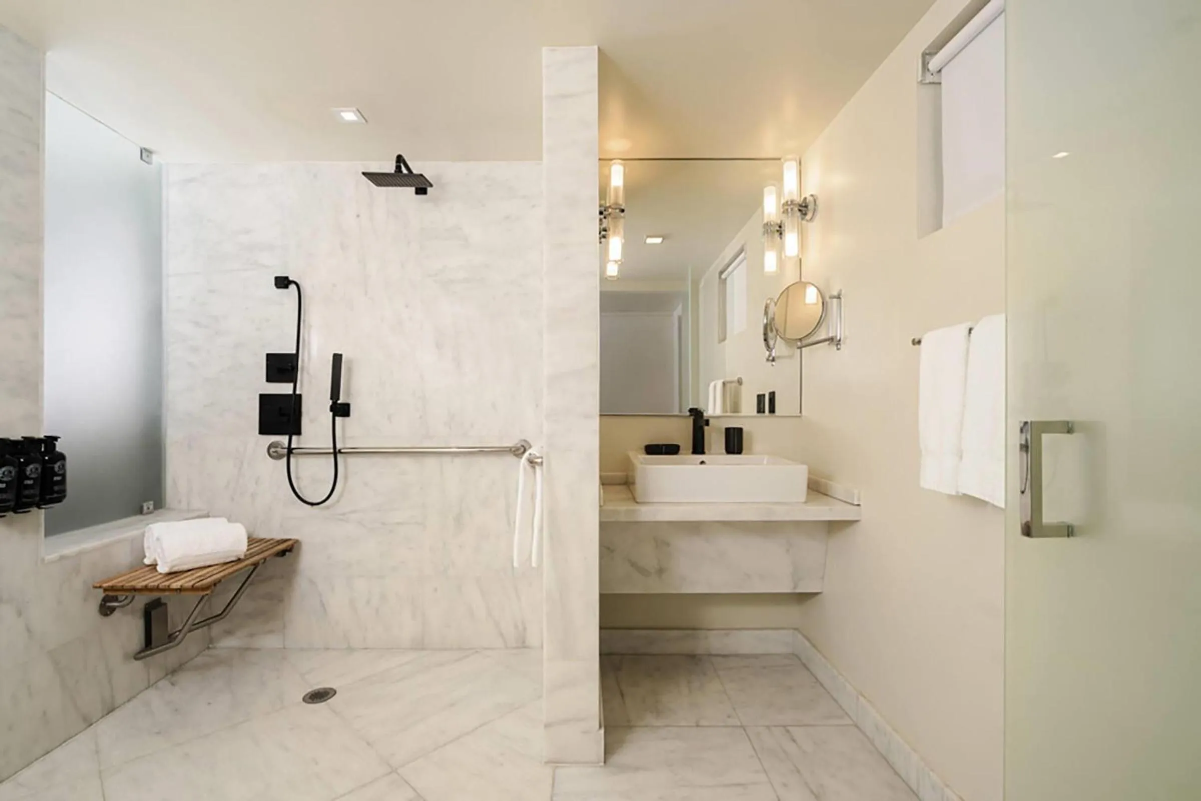 Shower in Balfour Miami Beach, a Registry Collection Hotel