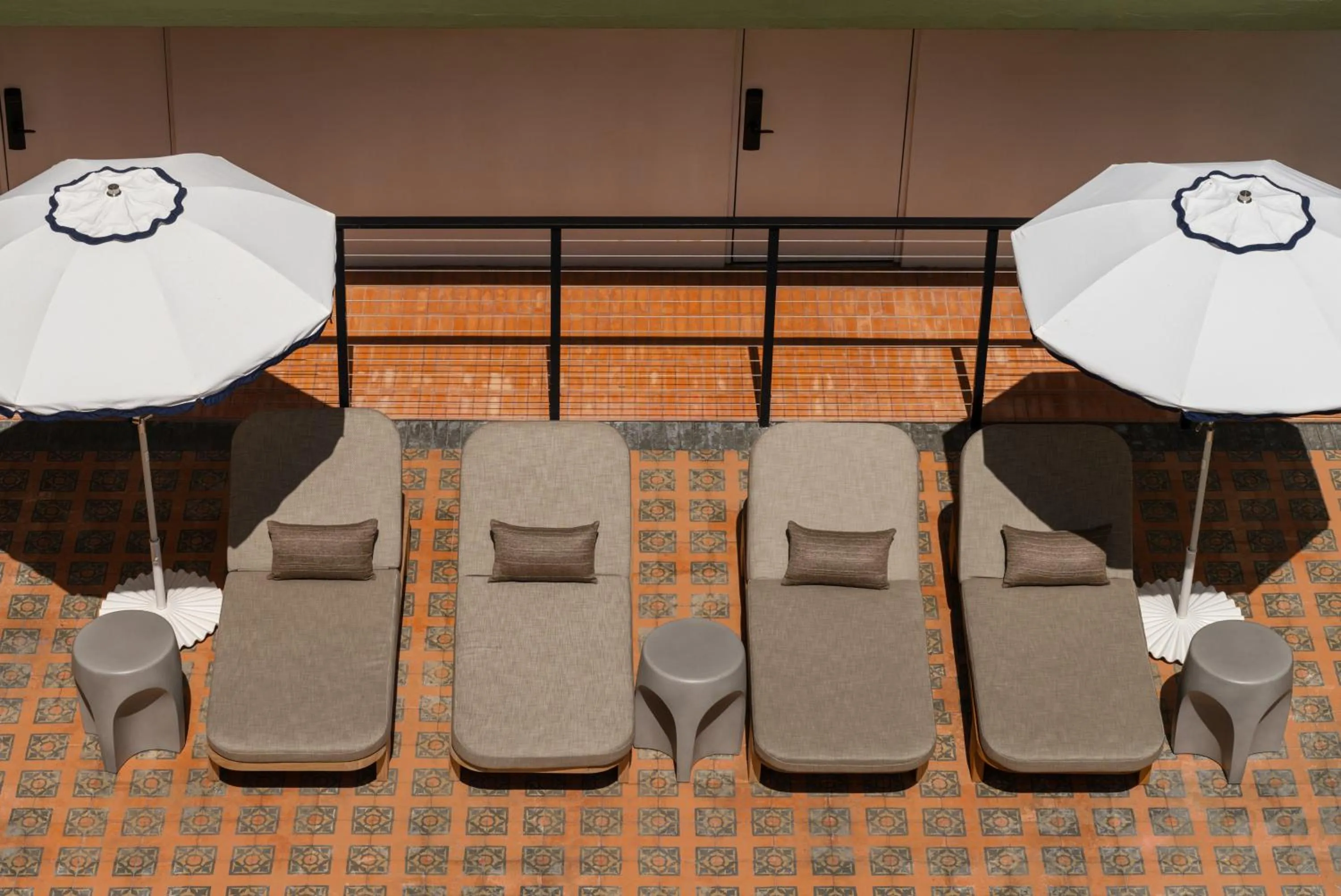 sunbed in Balfour Miami Beach, a Registry Collection Hotel