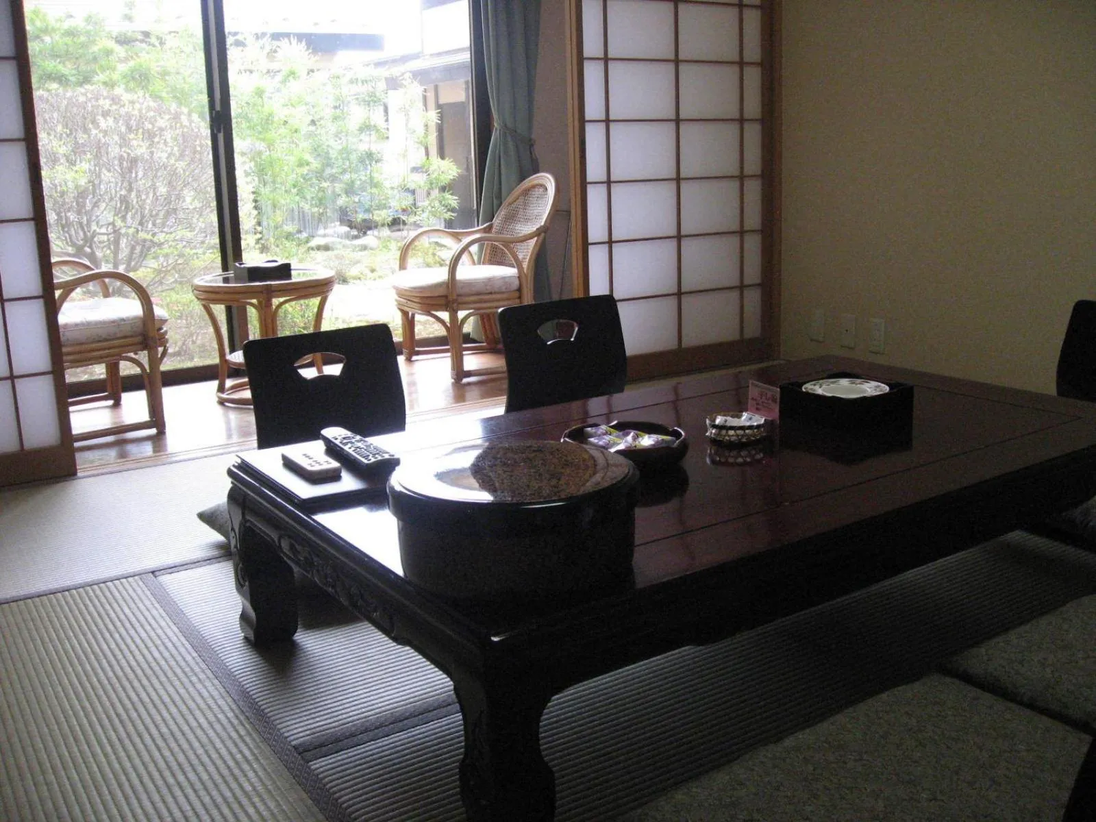 Seating area in Hotel Kinu