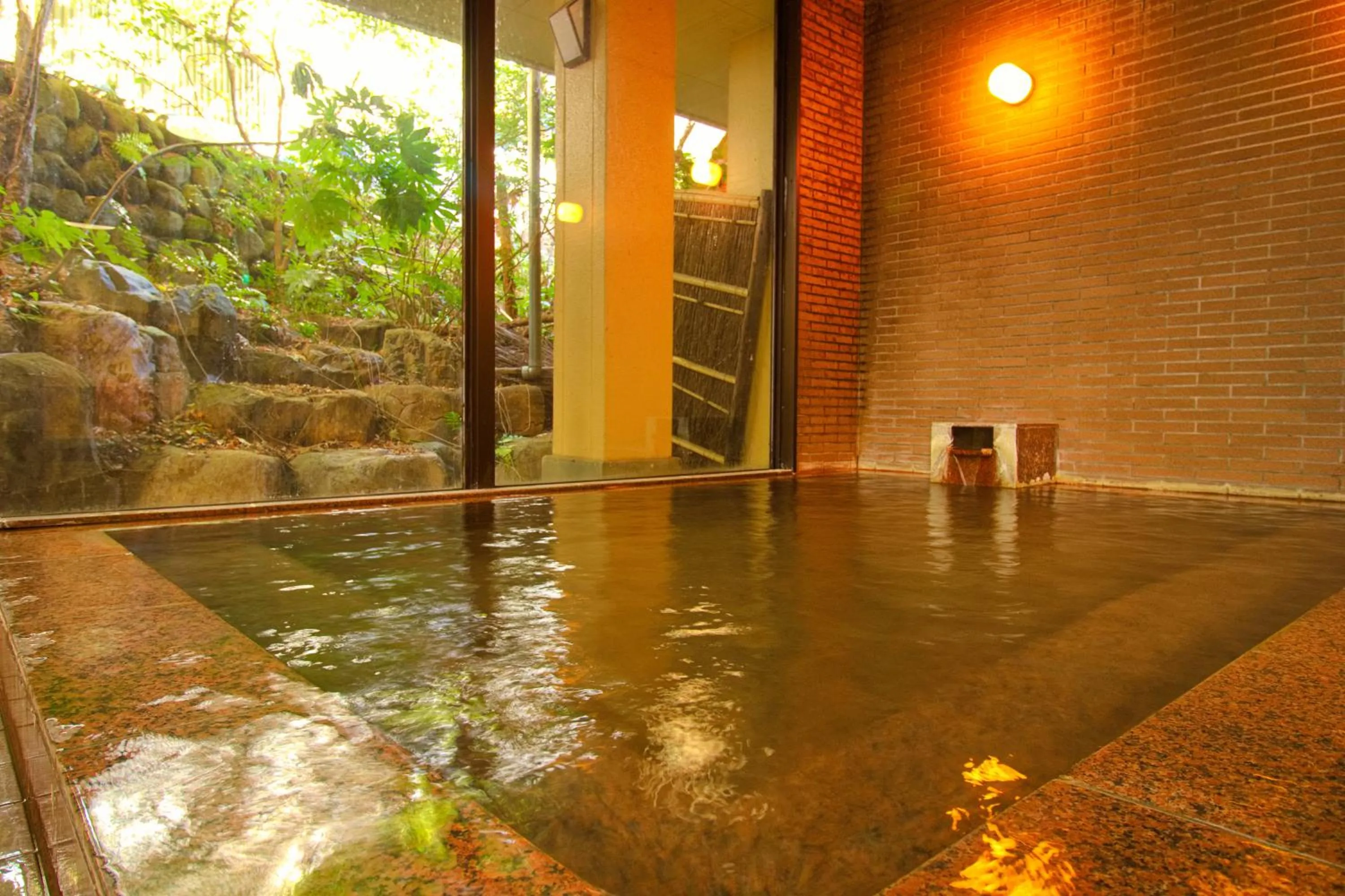 Hot Spring Bath in Hotel Kinu