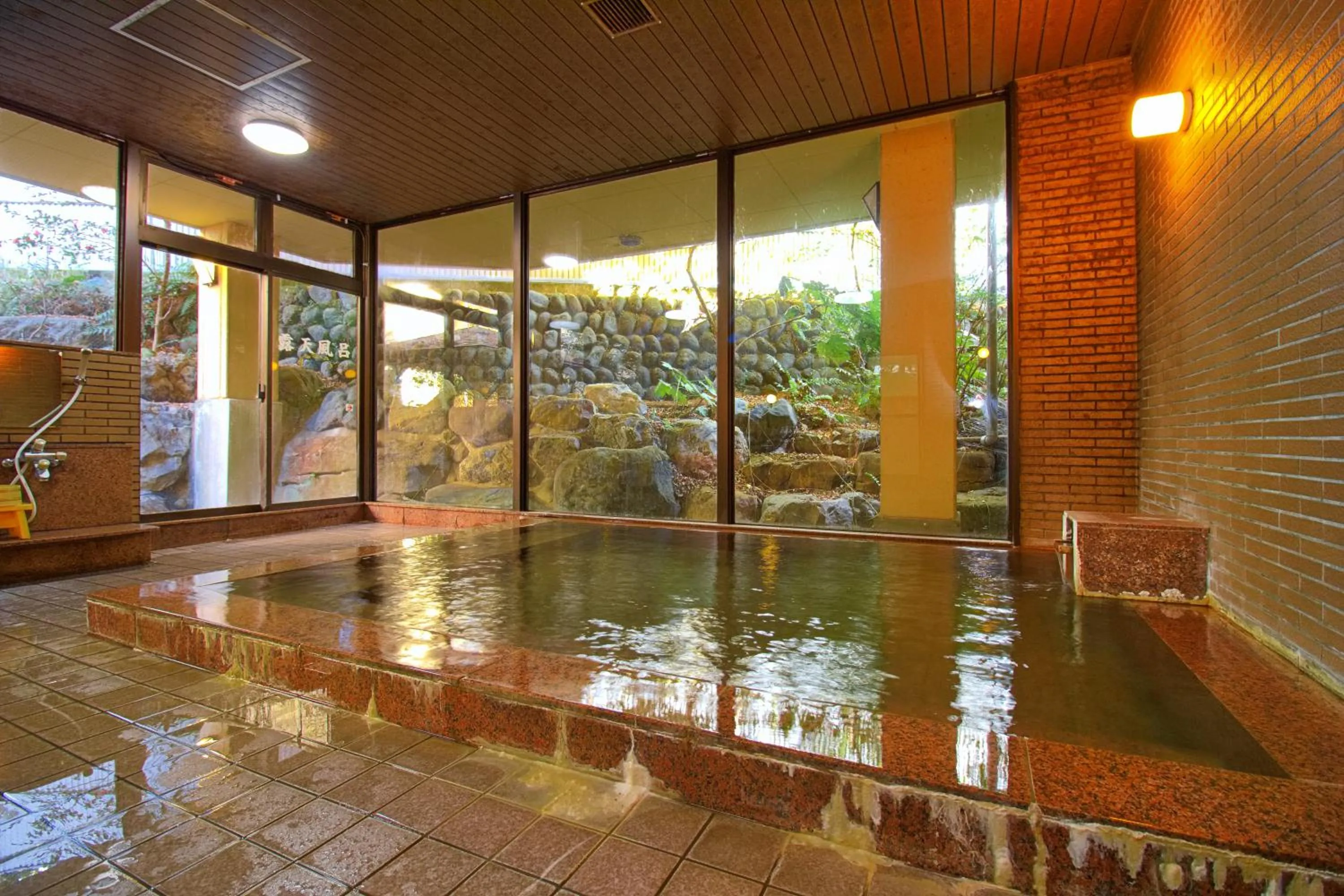Hot Spring Bath in Hotel Kinu