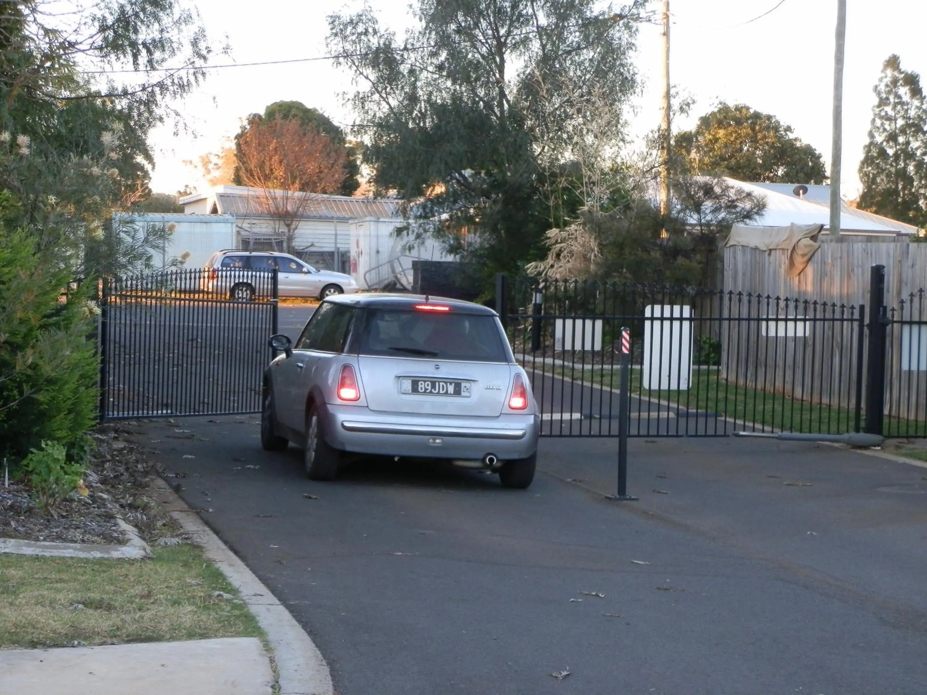 Facade/entrance in PepperTree Cabins, Kingaroy
