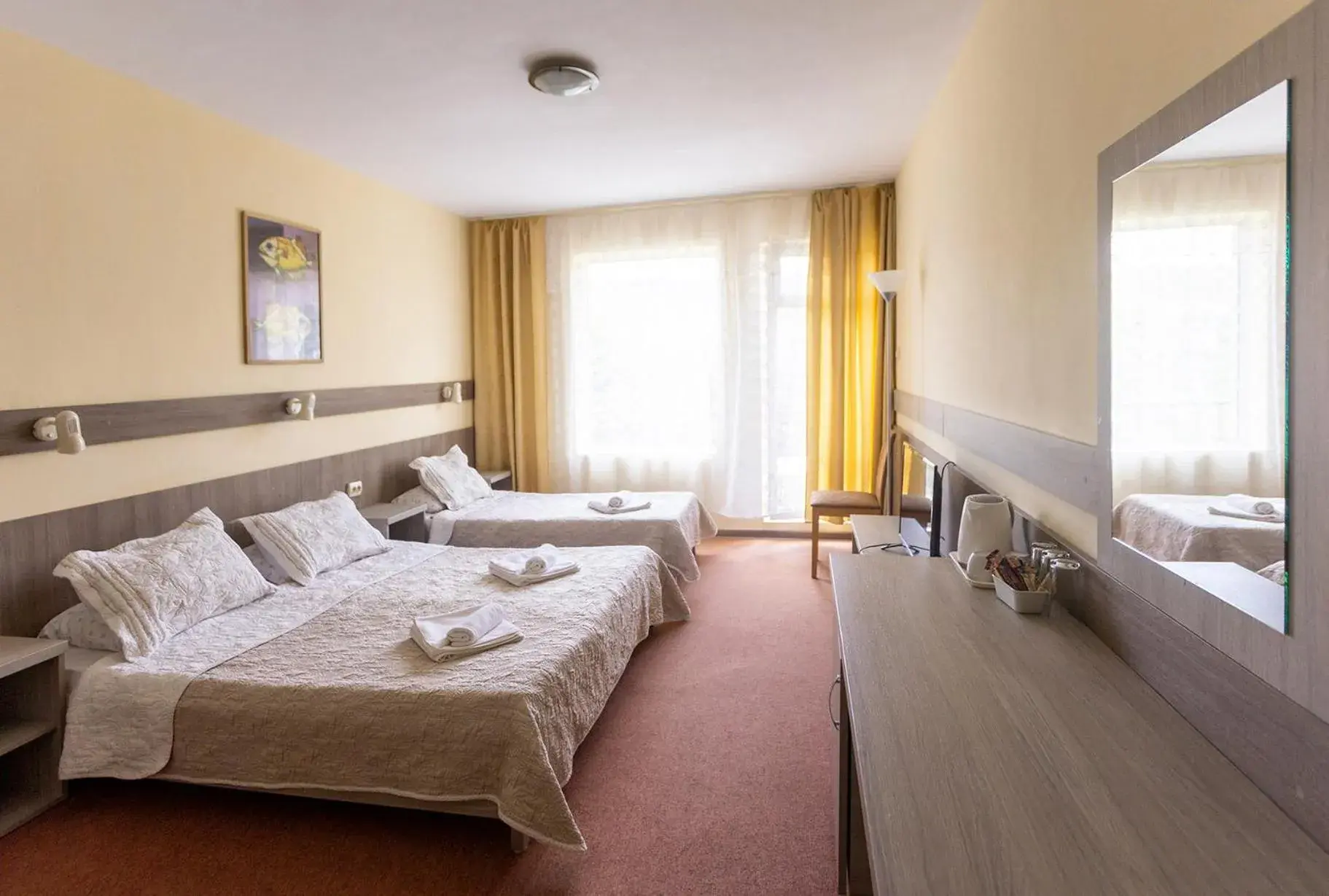 Triple Room with Balcony in Hotel Naslada Triple Room with Balcony in Hotel Naslada