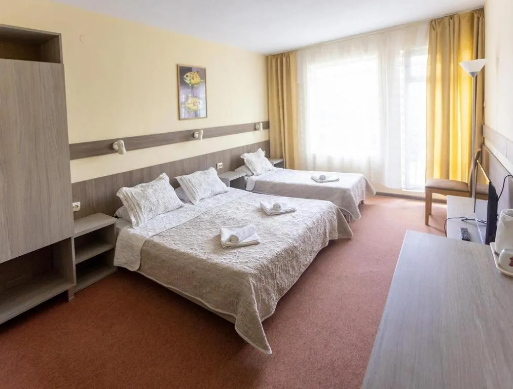 Bed in Hotel Naslada