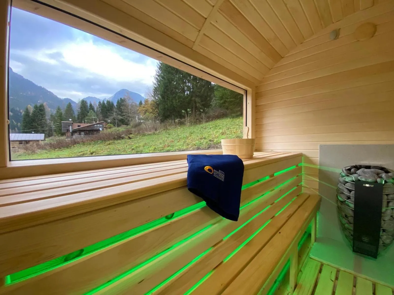 Sauna in Hotel Genzianella