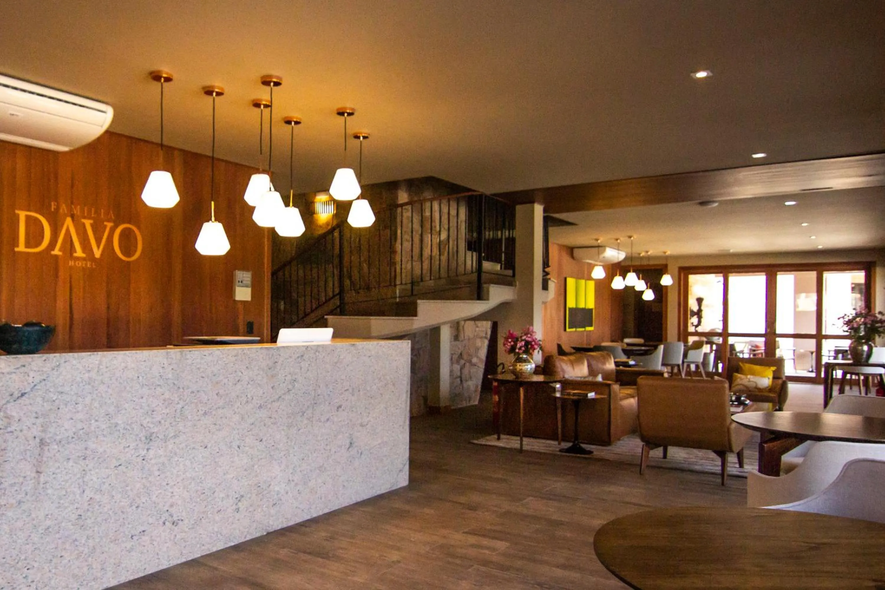 Lobby or reception in Hotel Vinícola Davo