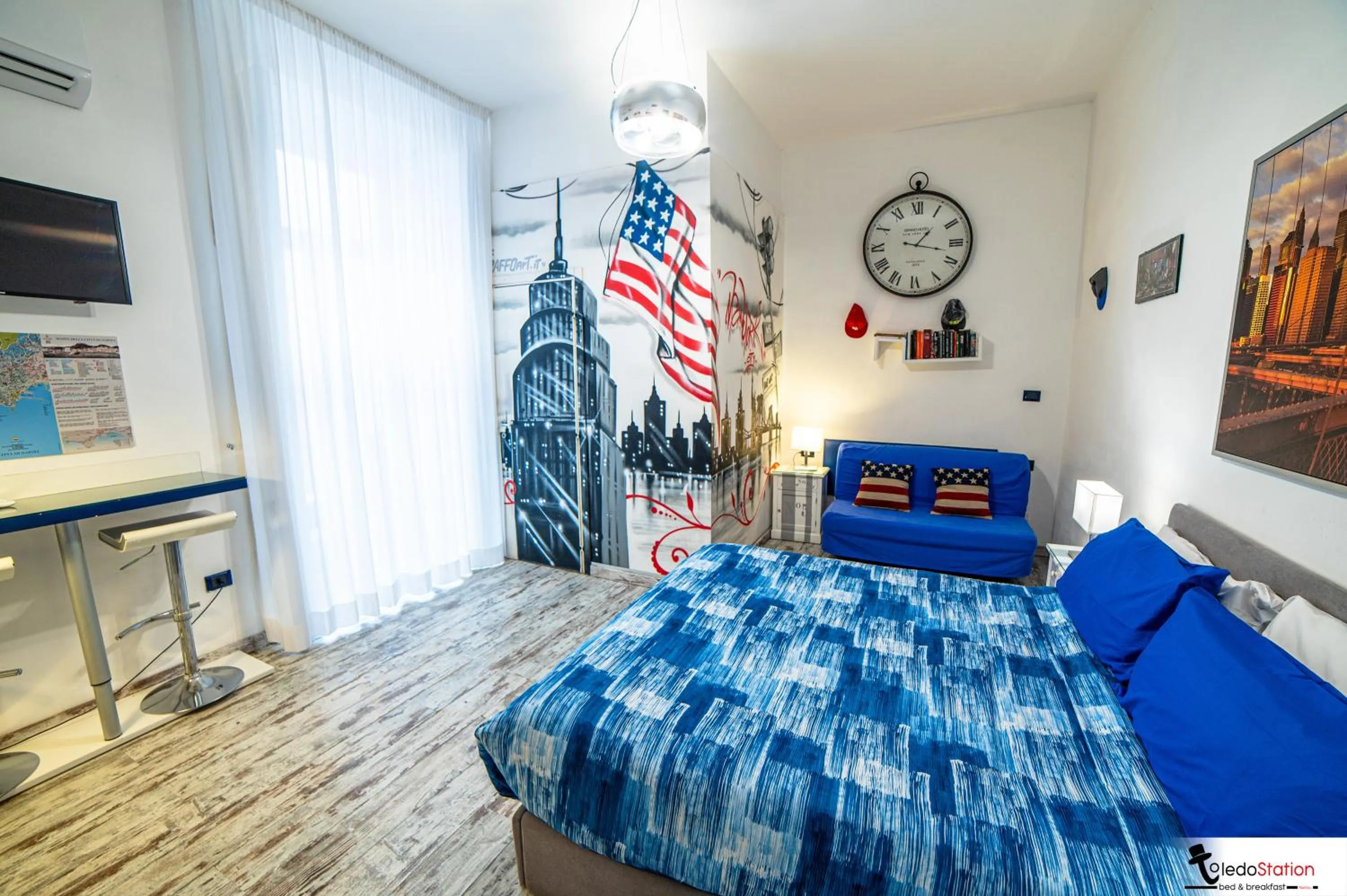 Bedroom, Bed in ToledoStation B&B