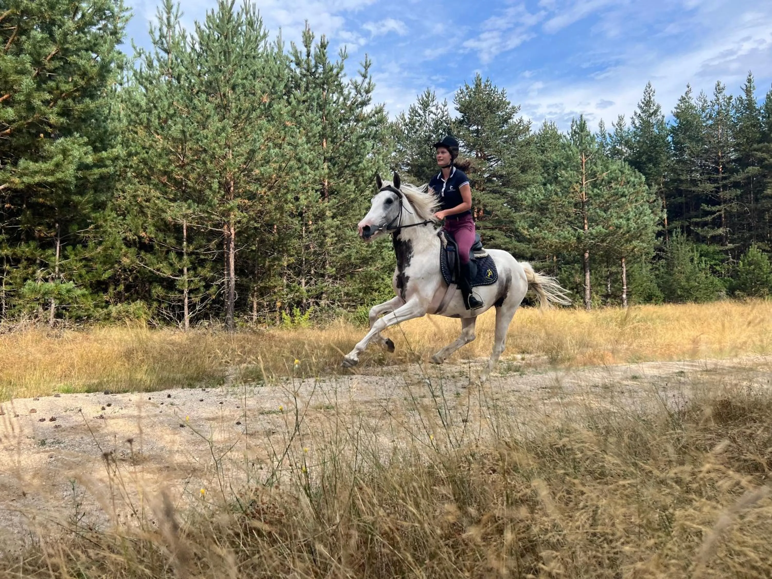 Horse-riding in Rusaliite Adventure House
