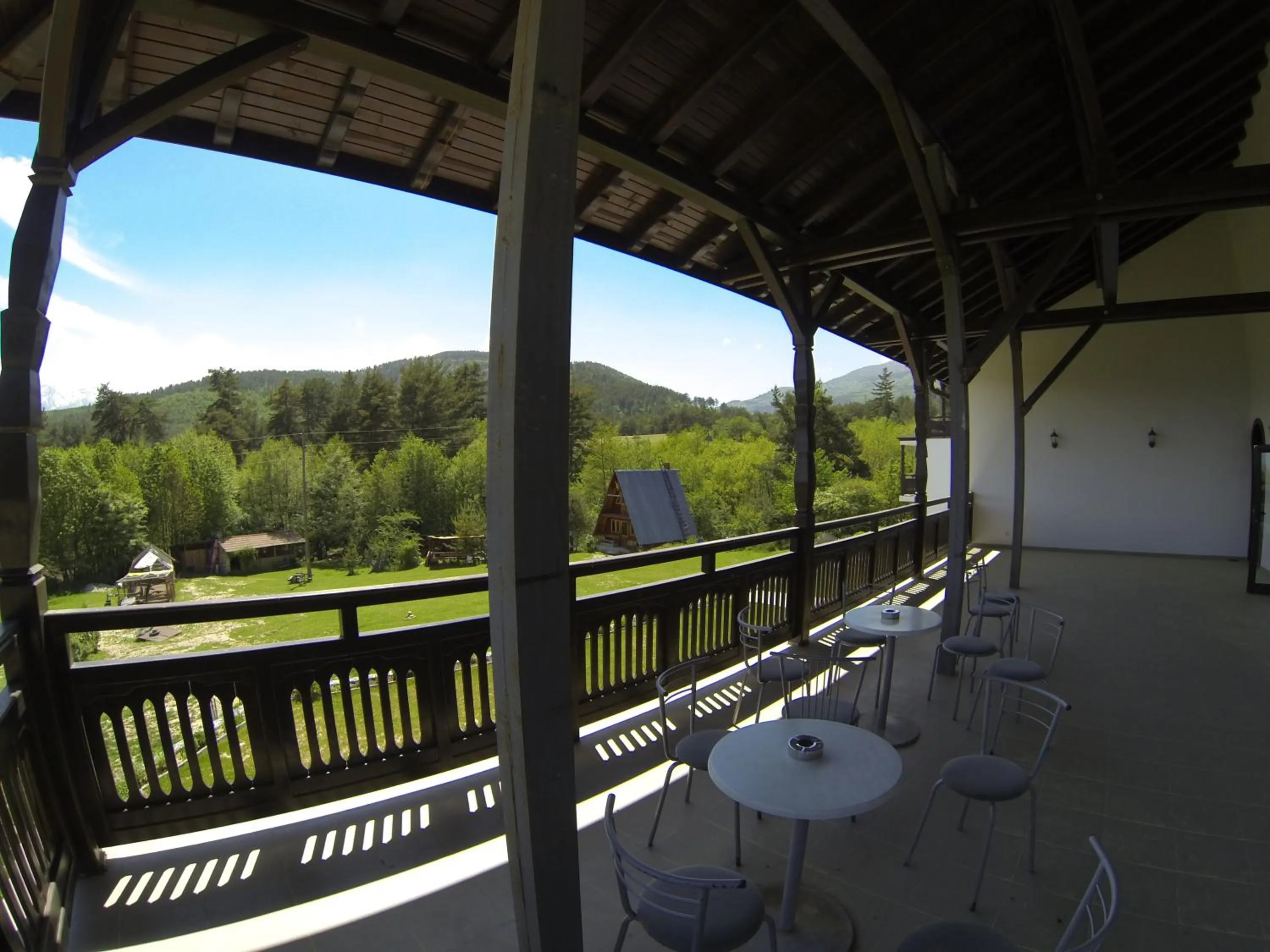 Balcony/Terrace in Rusaliite Adventure House