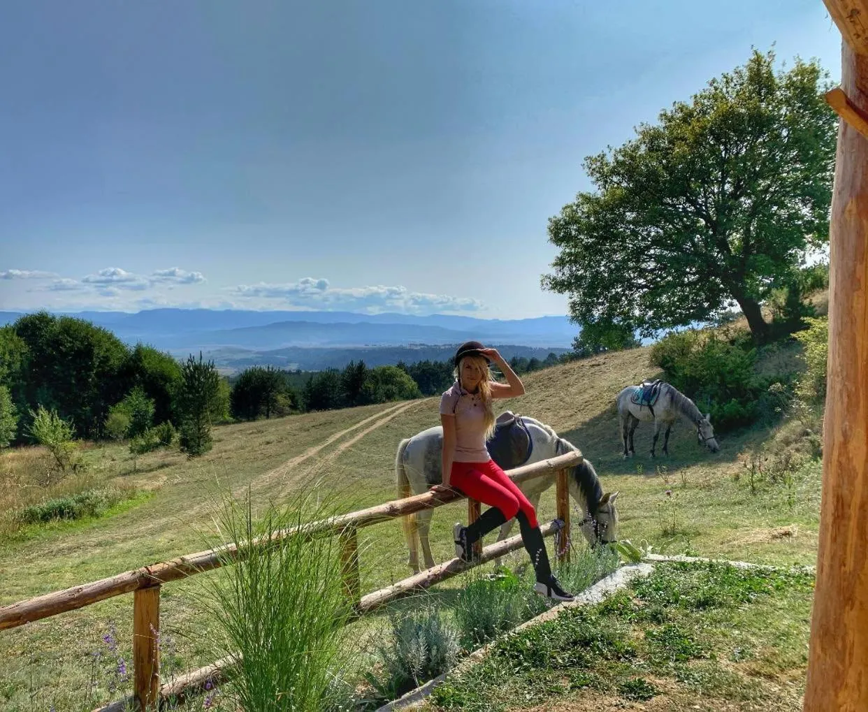 Horse-riding in Rusaliite Adventure House