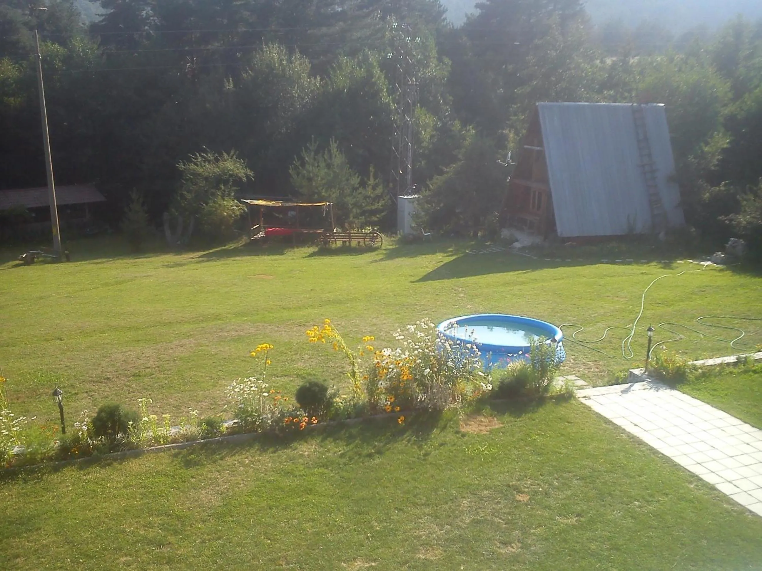 Garden in Rusaliite Adventure House