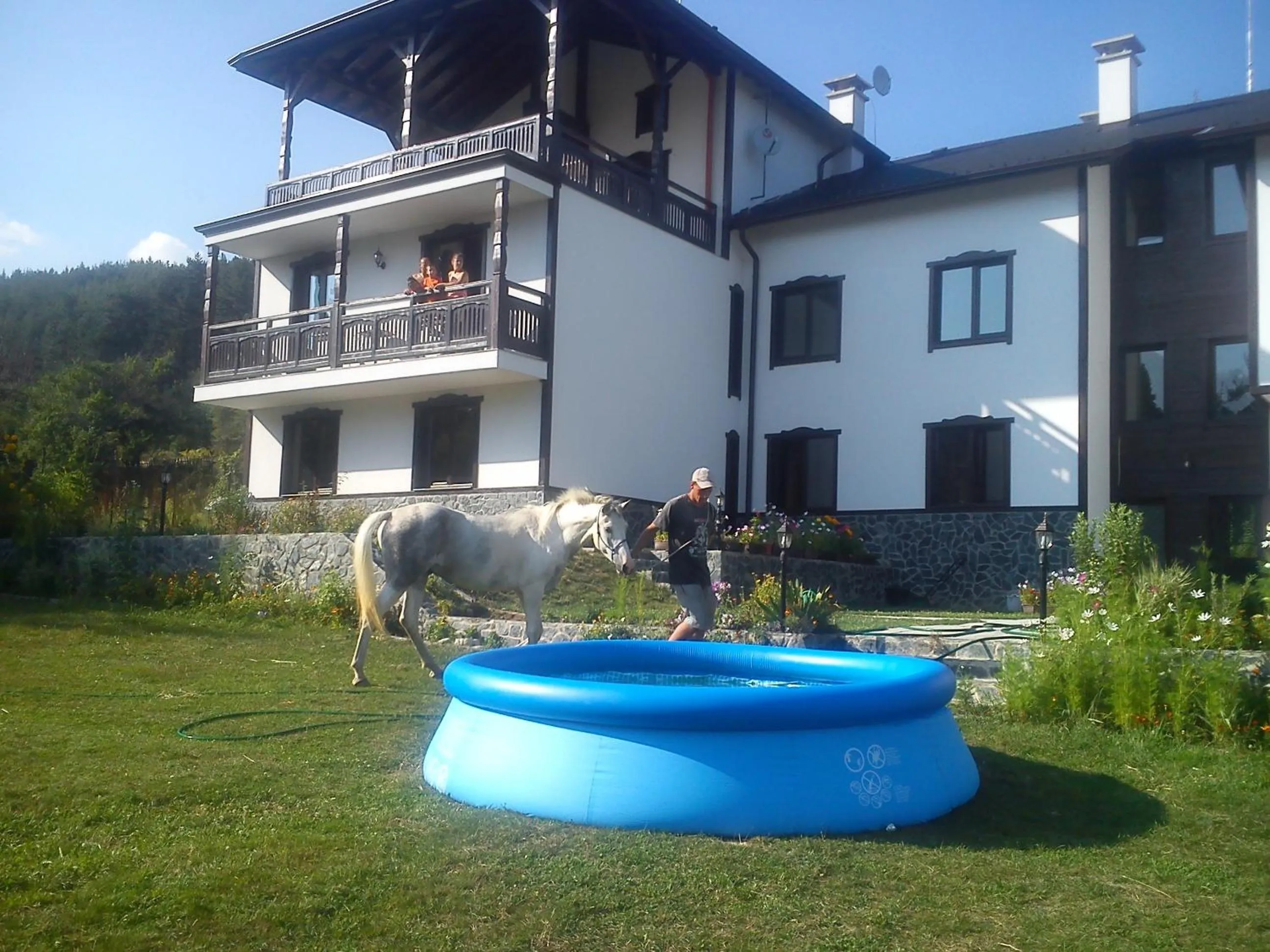 Garden in Rusaliite Adventure House