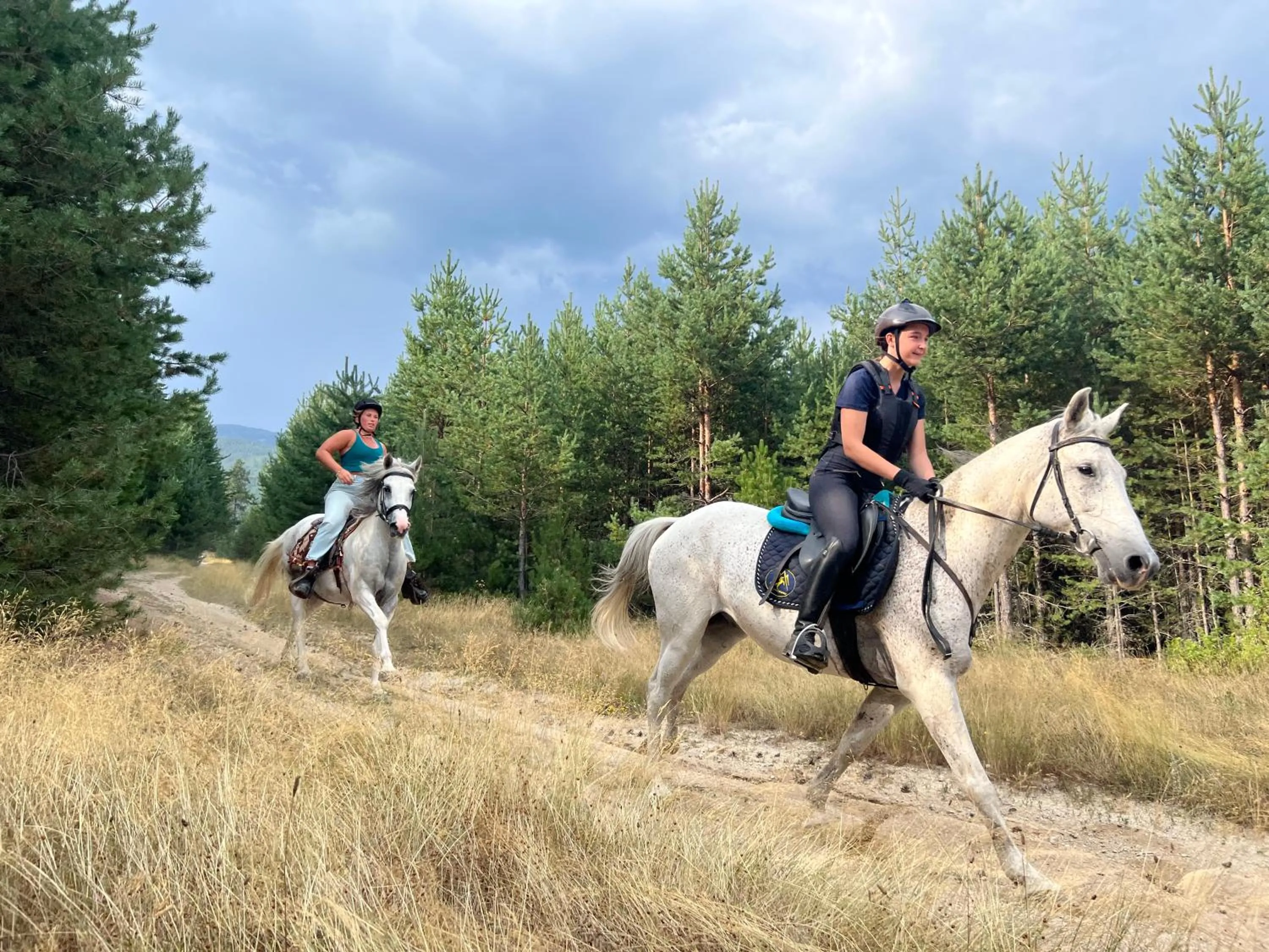 Horse-riding in Rusaliite Adventure House