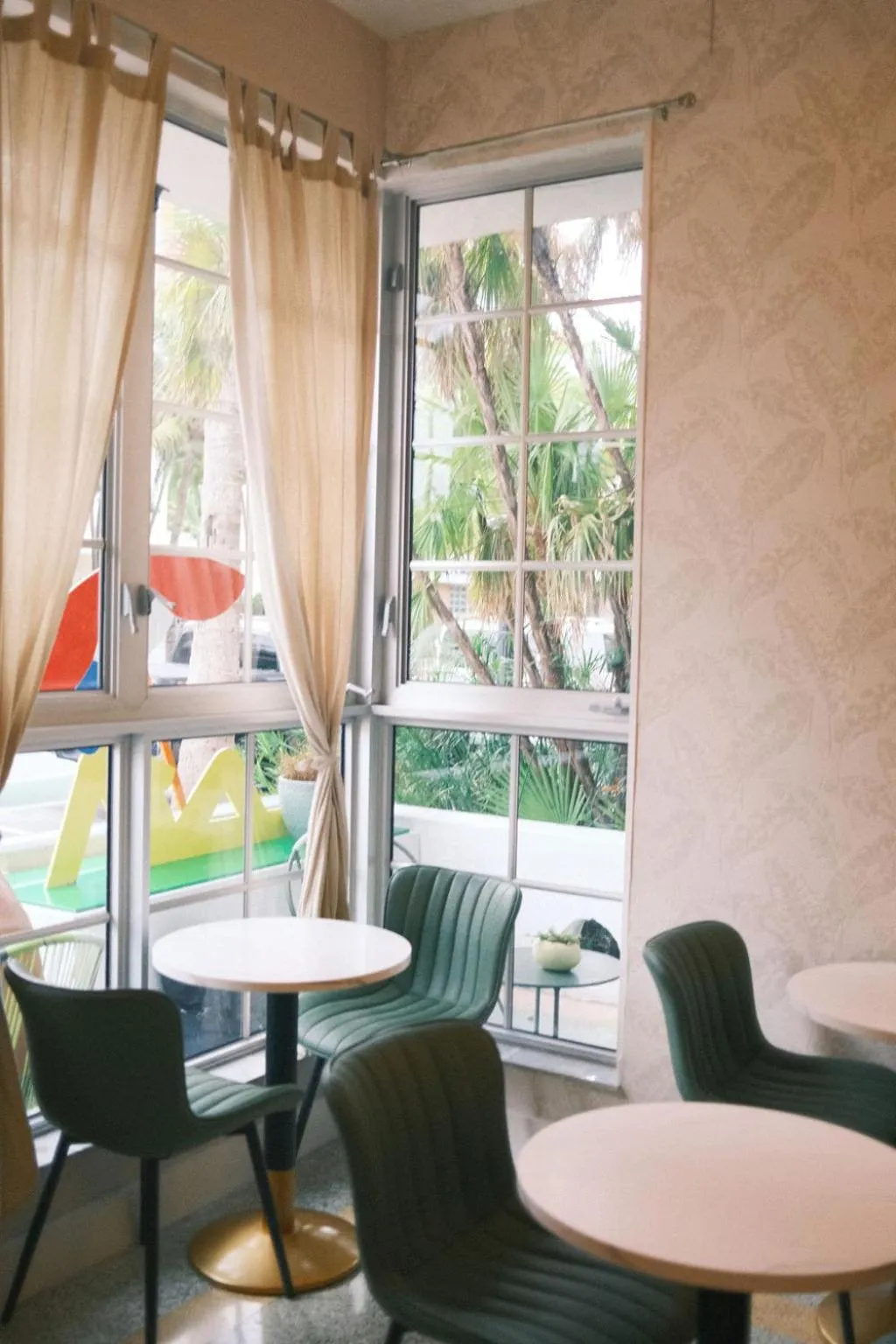 Seating area in Century Hotel