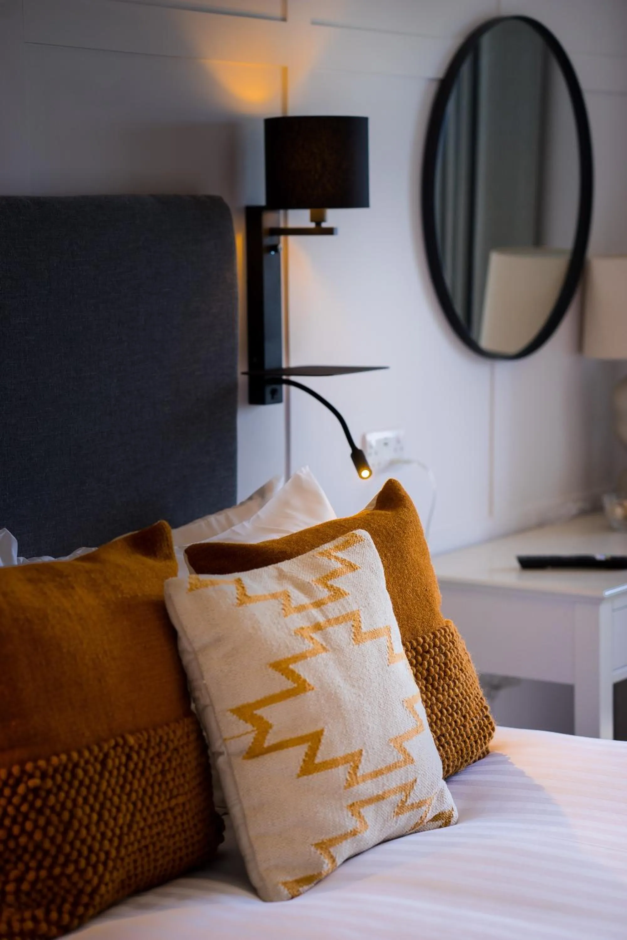 Bed in The Cliff House Hotel