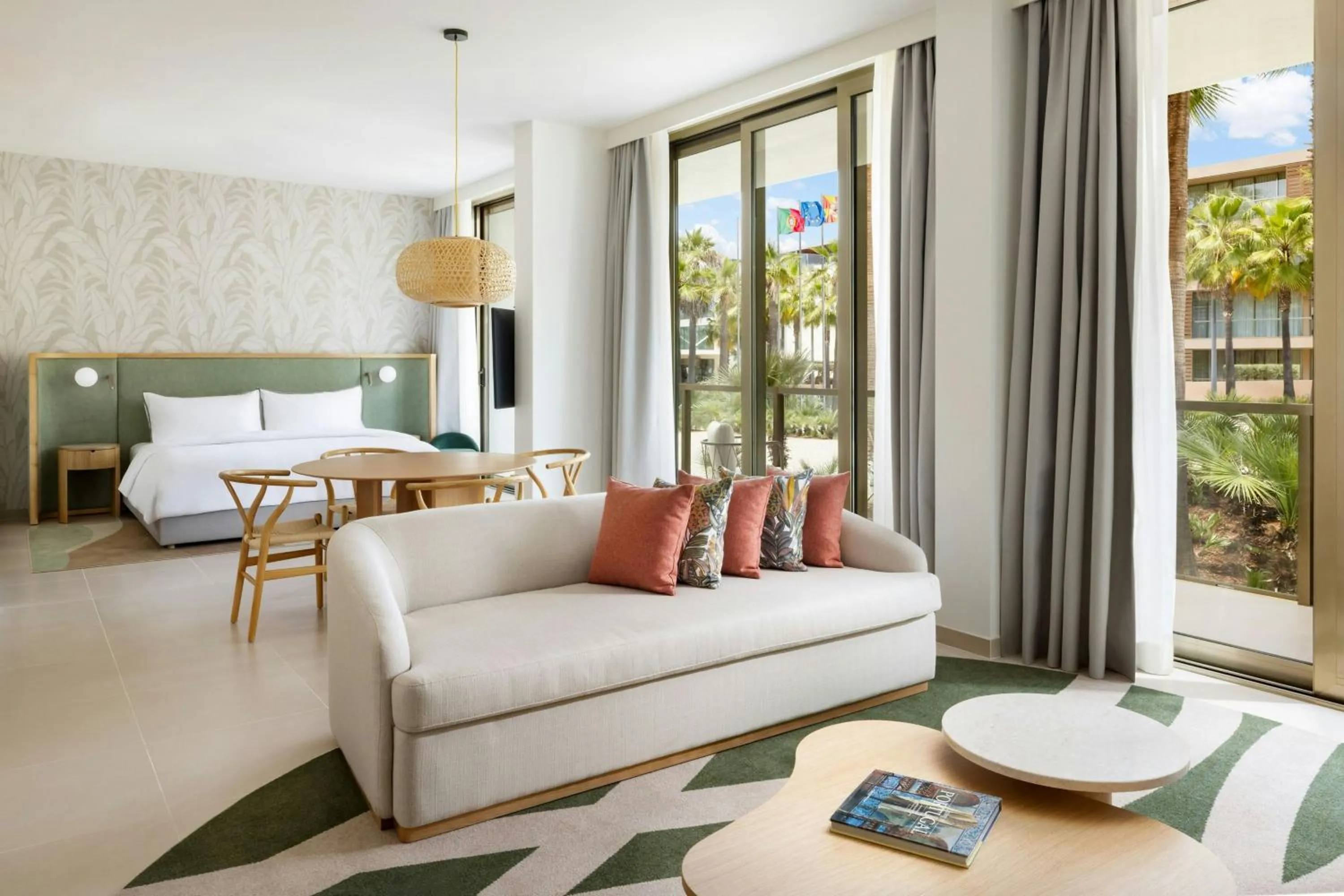Living room, Bed in The Westin Salgados Beach Resort, Algarve