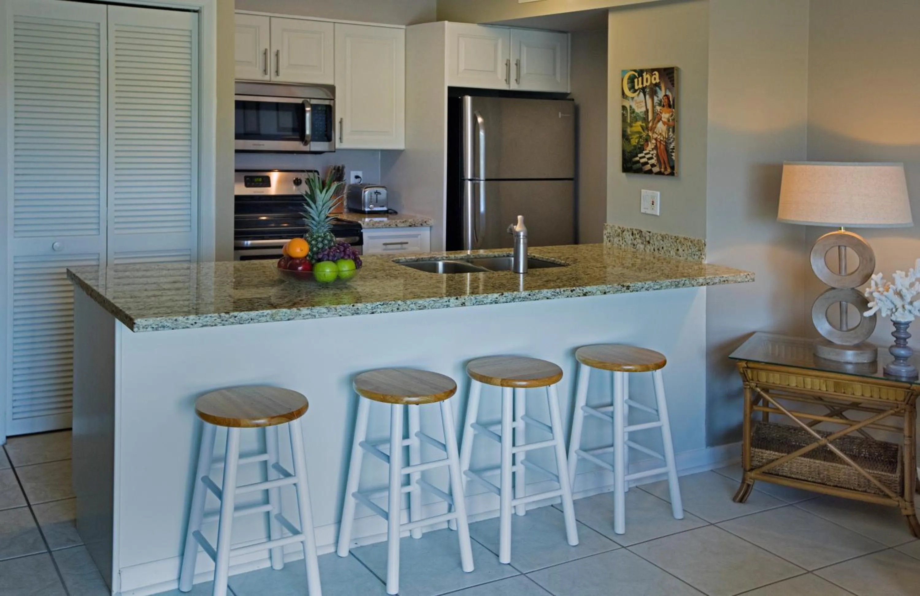 kitchen in Ocean Pointe Suites at Key Largo