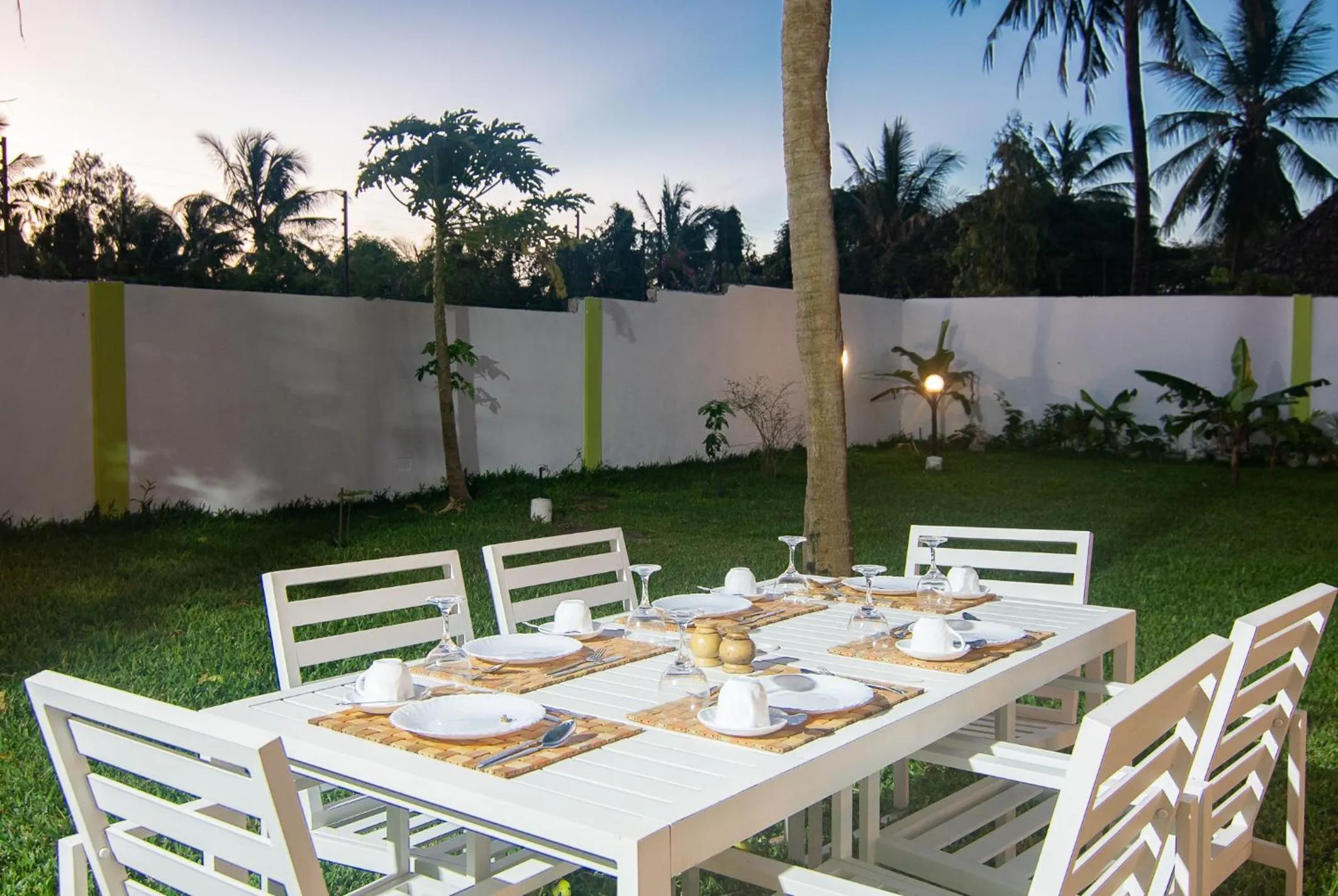 Dining area in Villa Ameera Malindi