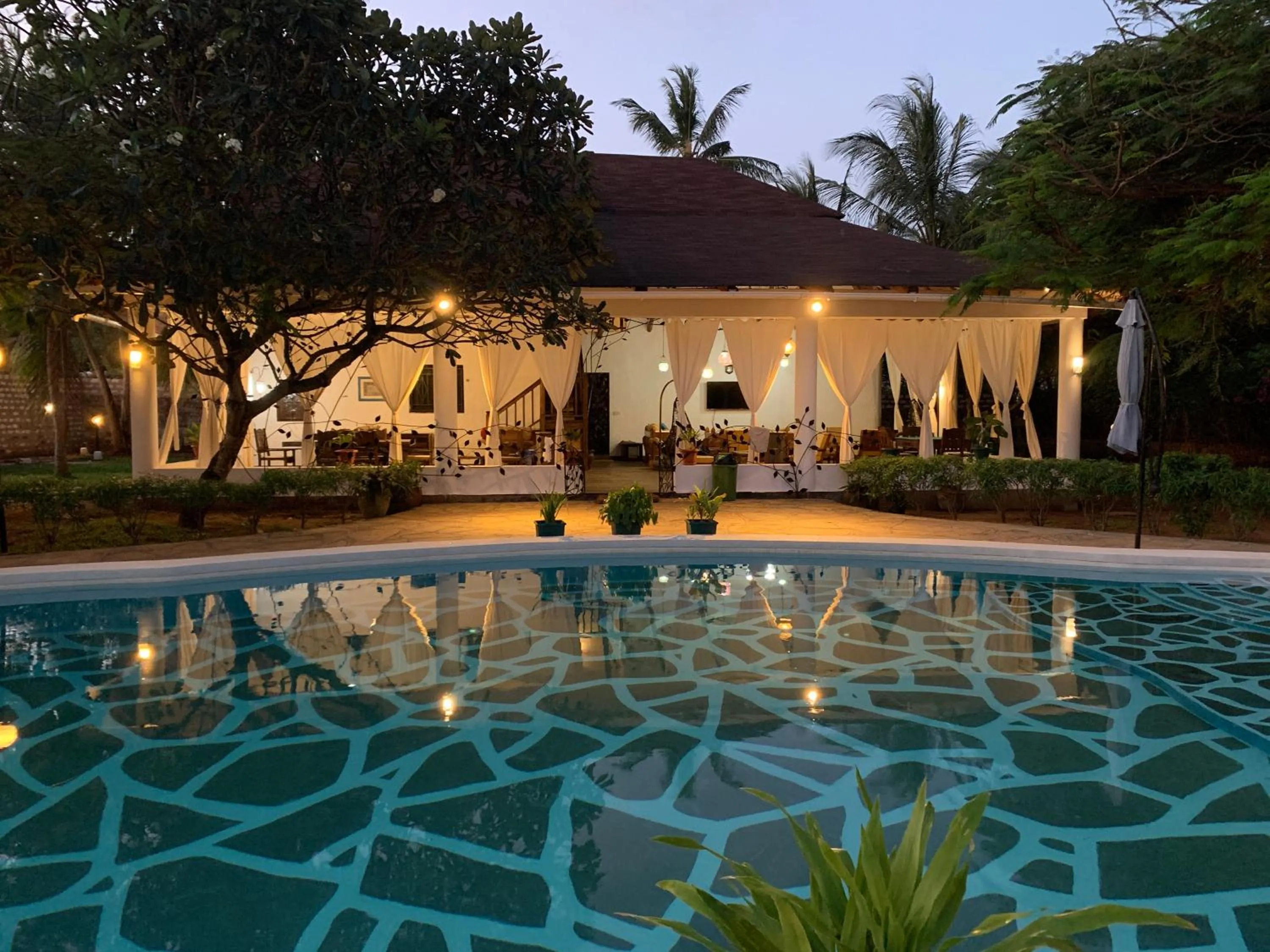 Swimming pool in Villa Ameera Malindi