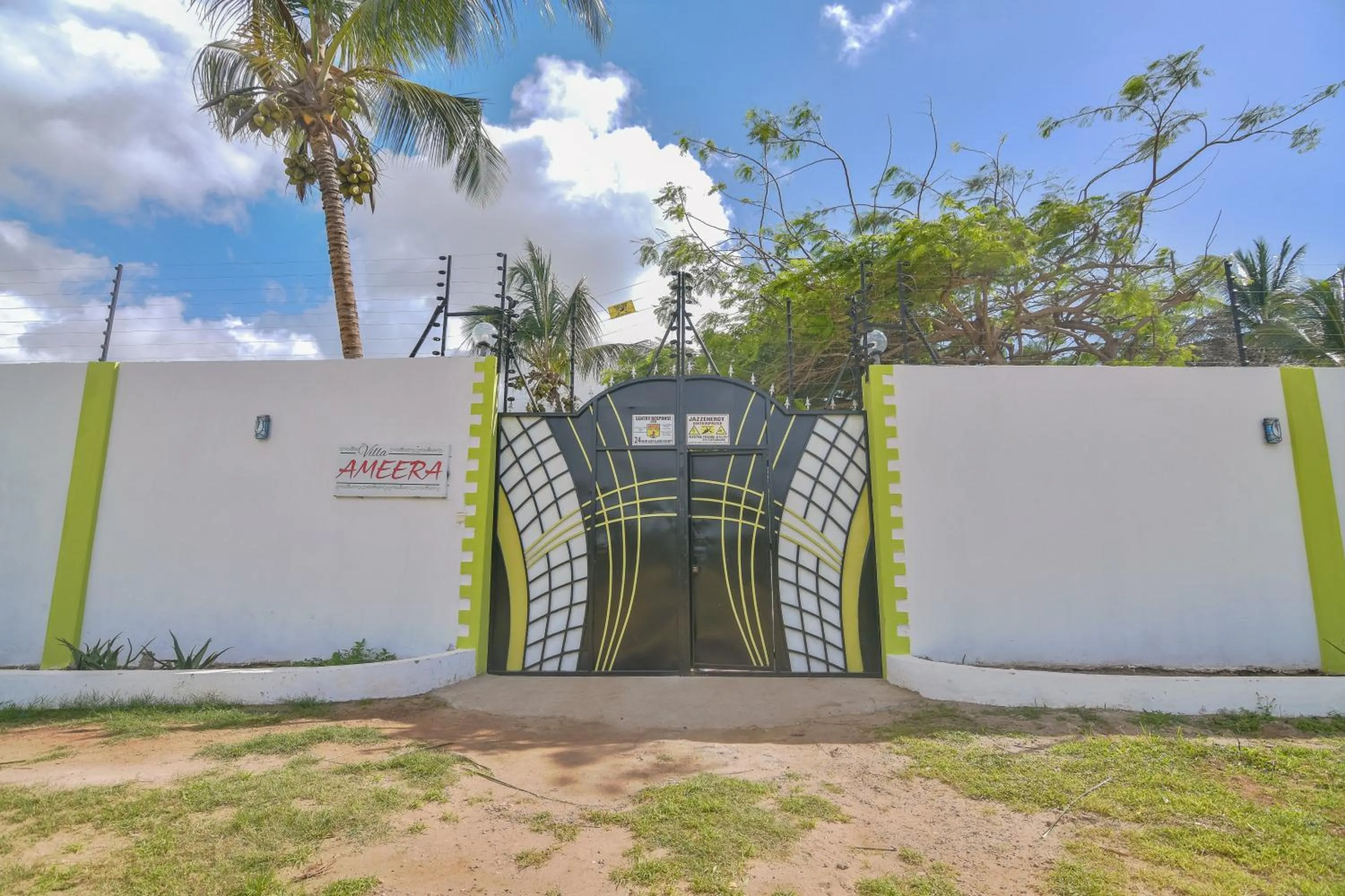 Facade/entrance in Villa Ameera Malindi