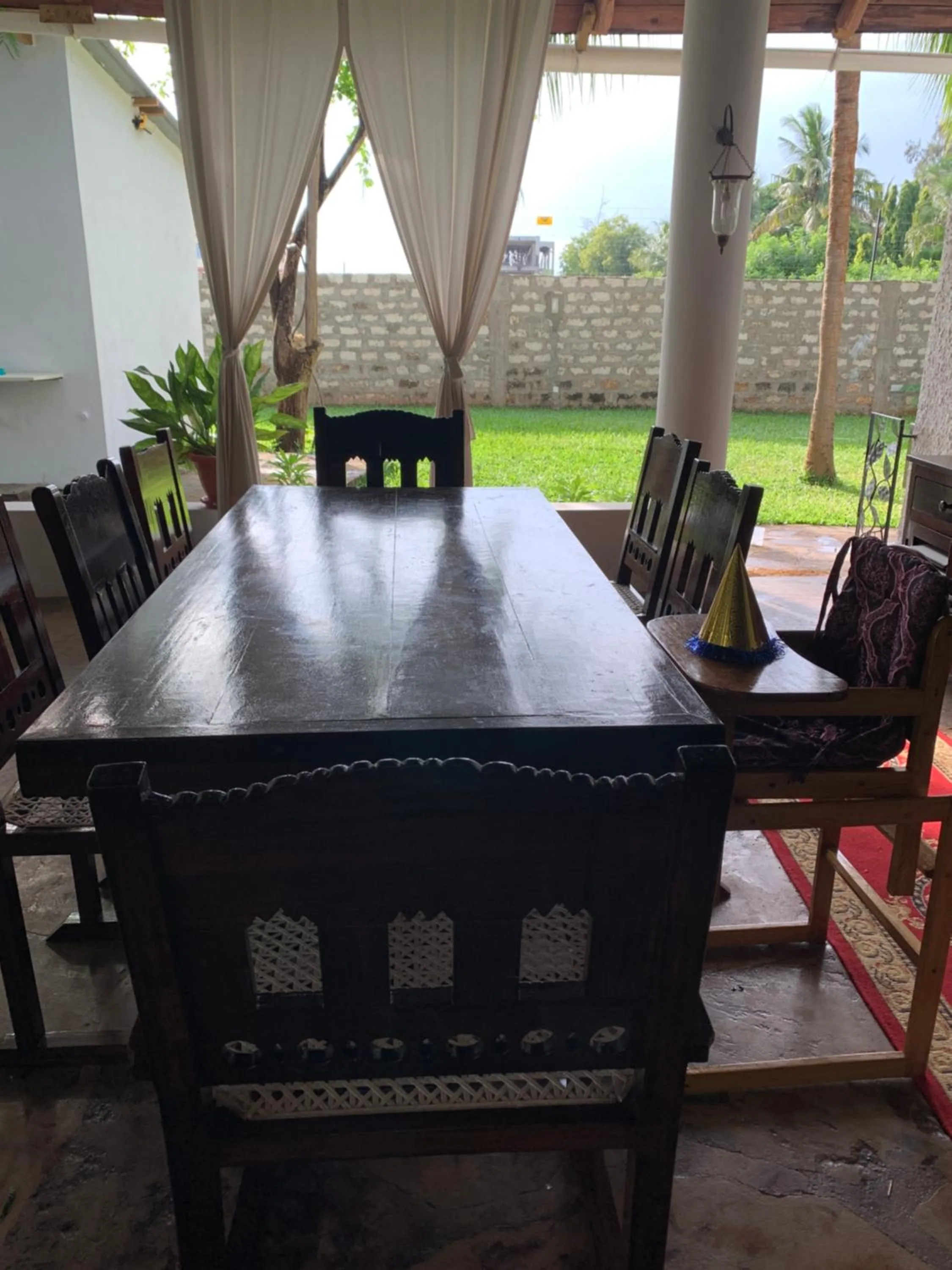 Dining area in Villa Ameera Malindi
