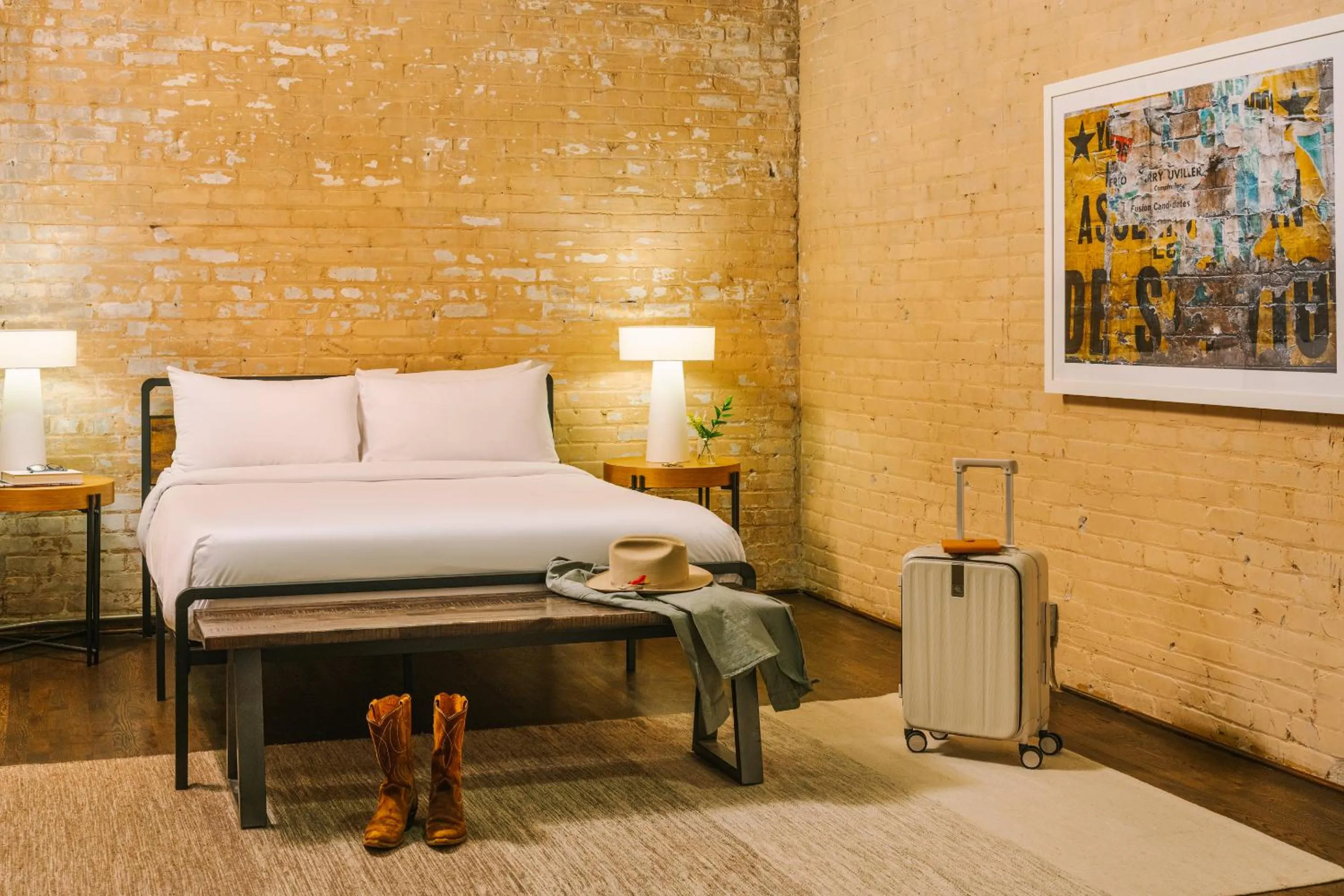 Living room, Bed in Sonder The Hogg Palace