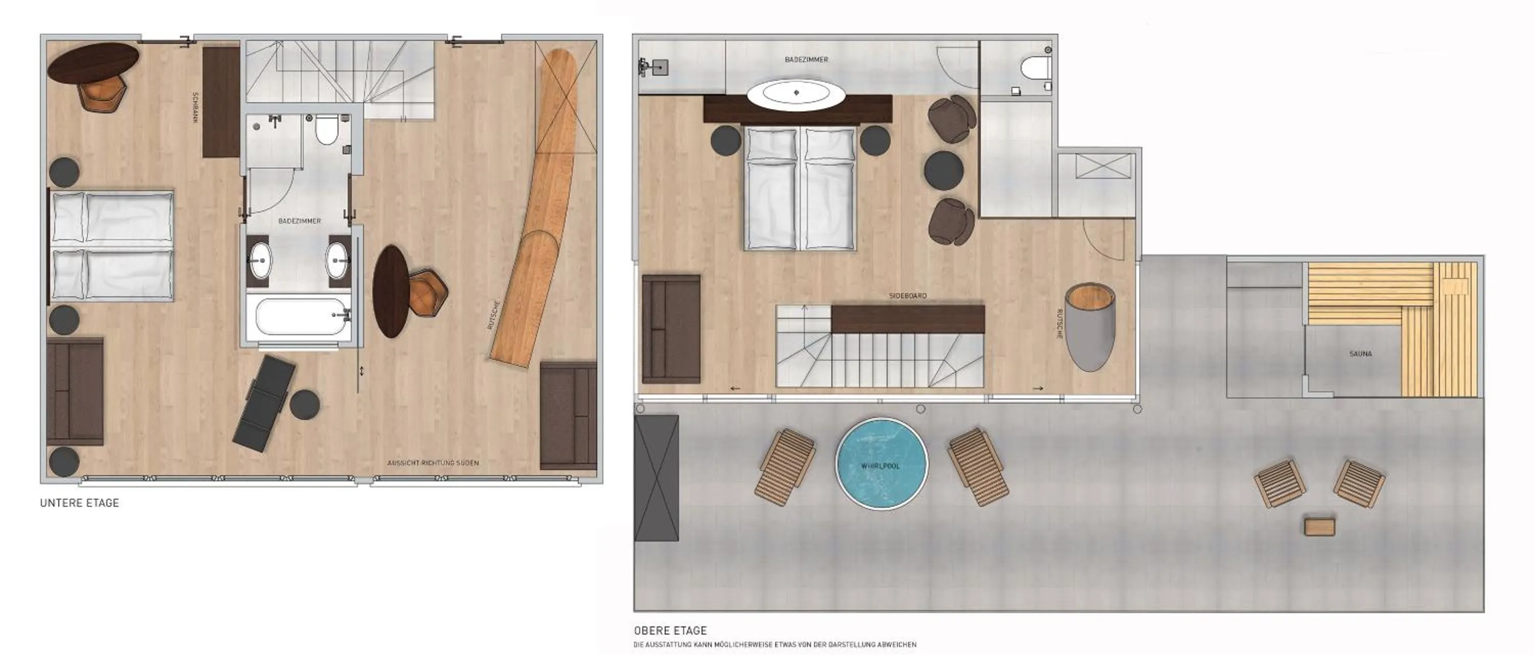 Floor plan in Märchenhotel
