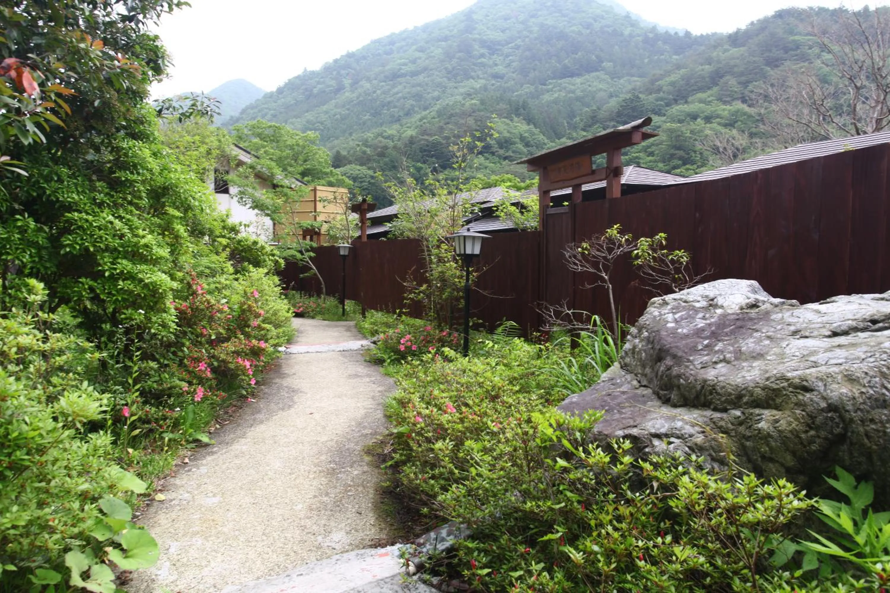 Decorative detail in Shiobara Onsen Hotel Ohruri