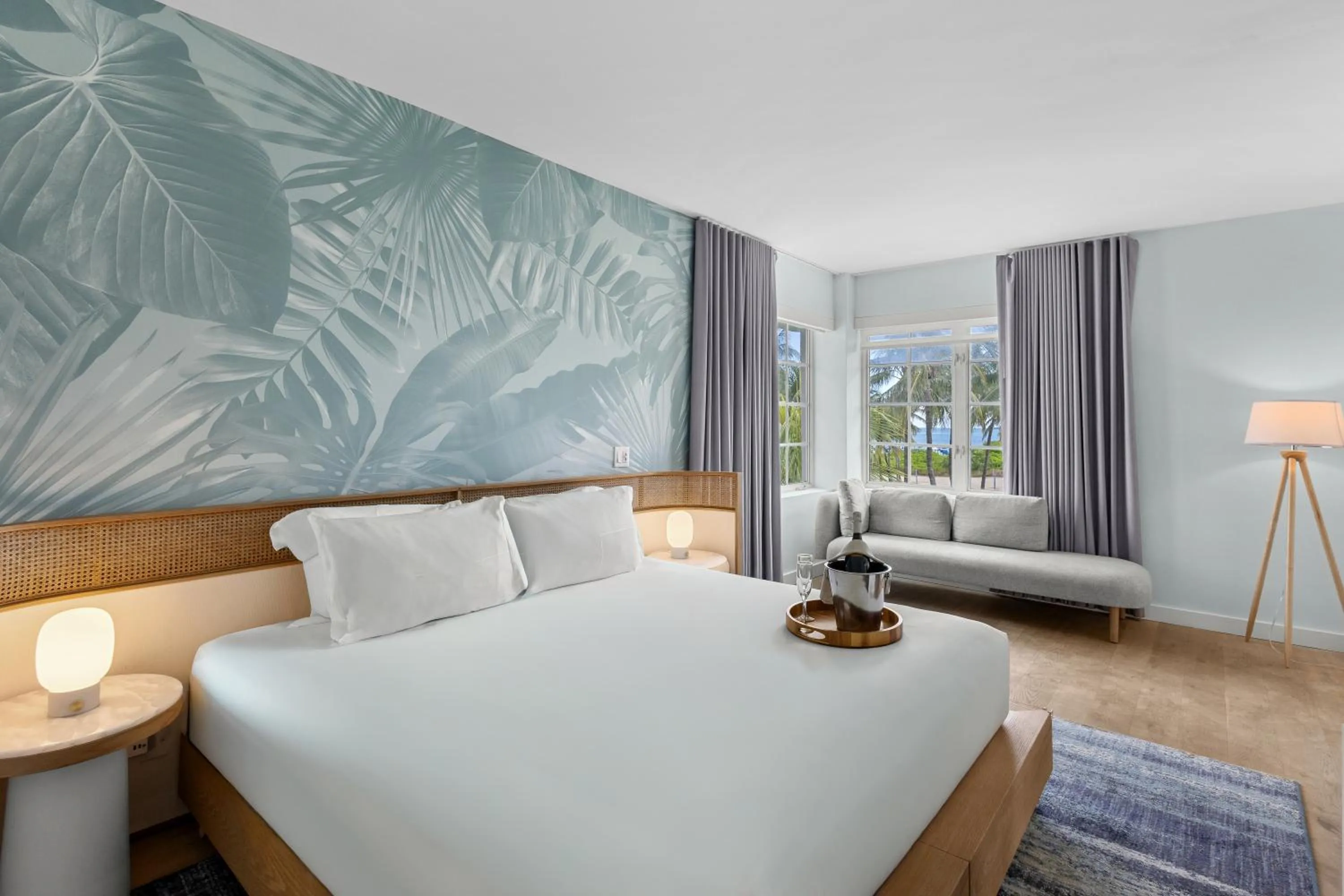 Bed in Park Central South Beach