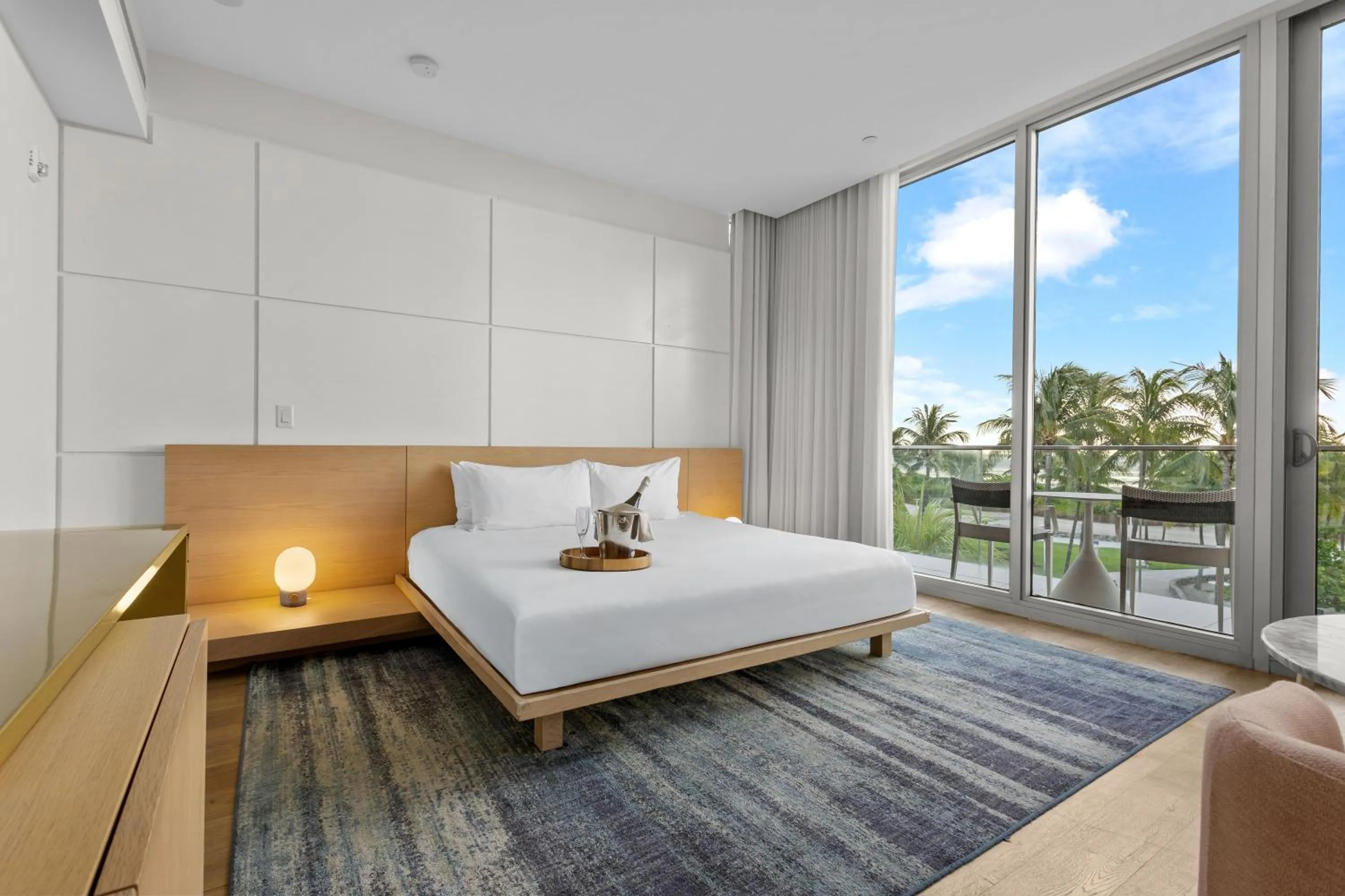 Bed in Park Central South Beach