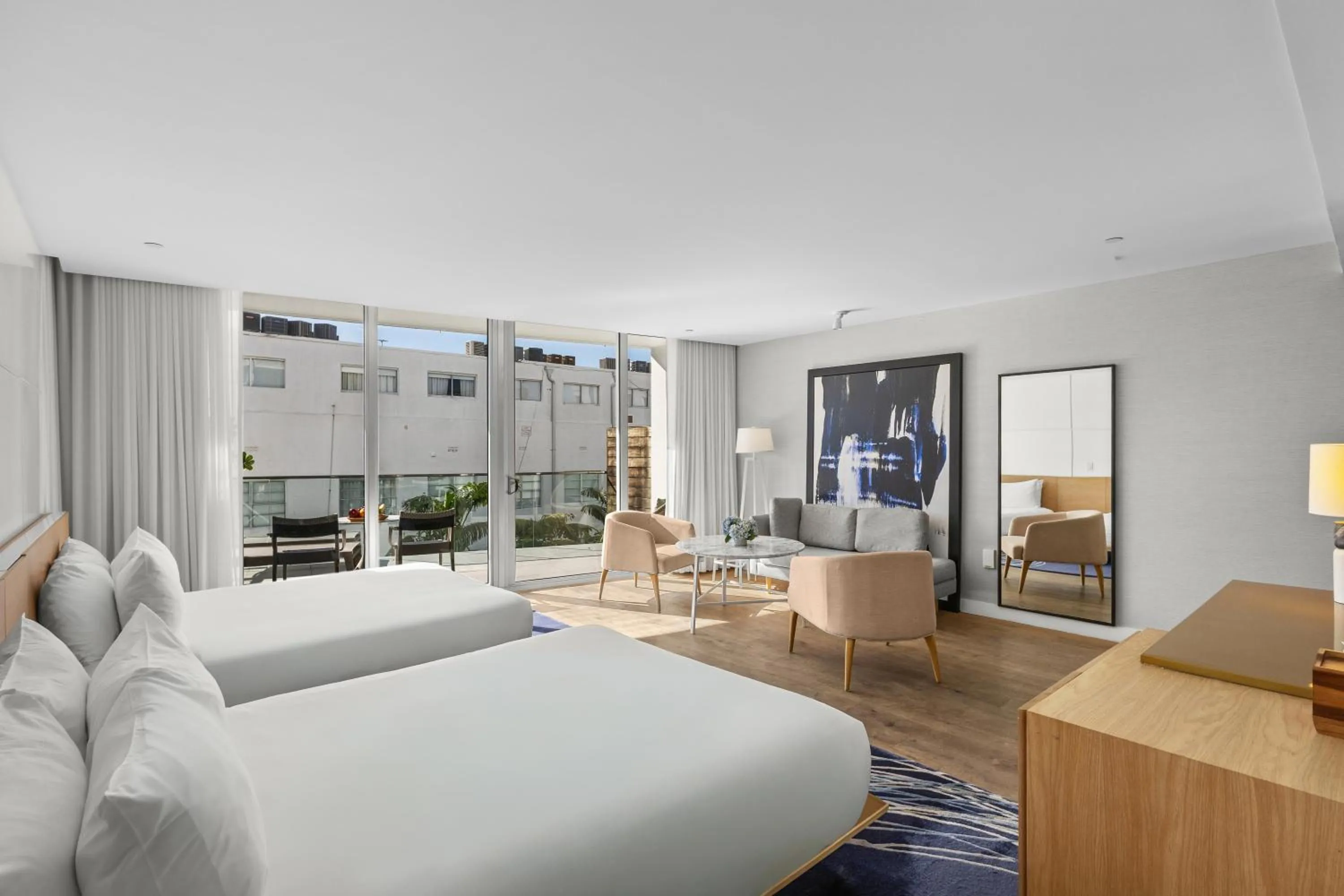 Bed in Park Central South Beach