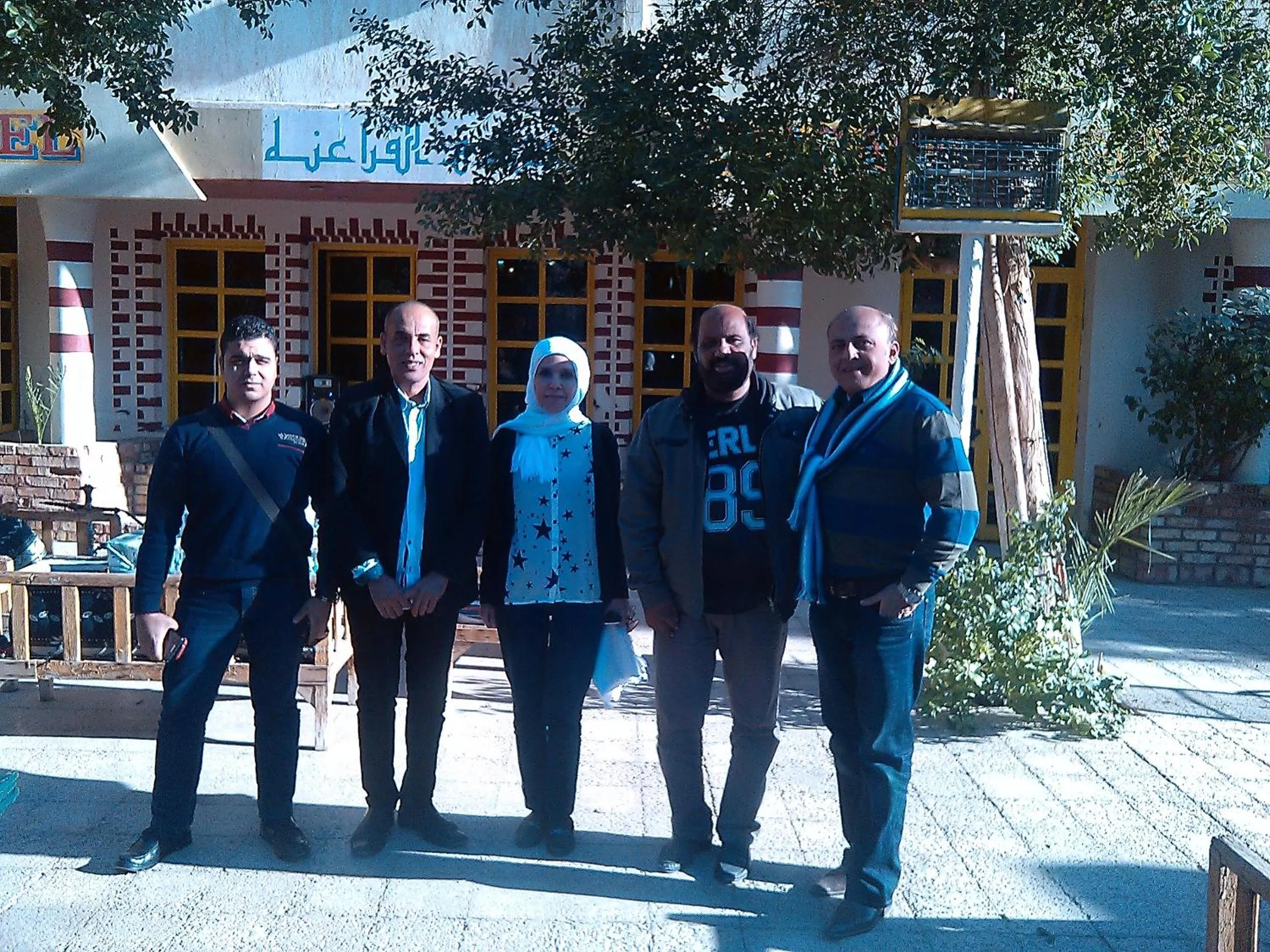 group of guests in Pharaohs Hotel