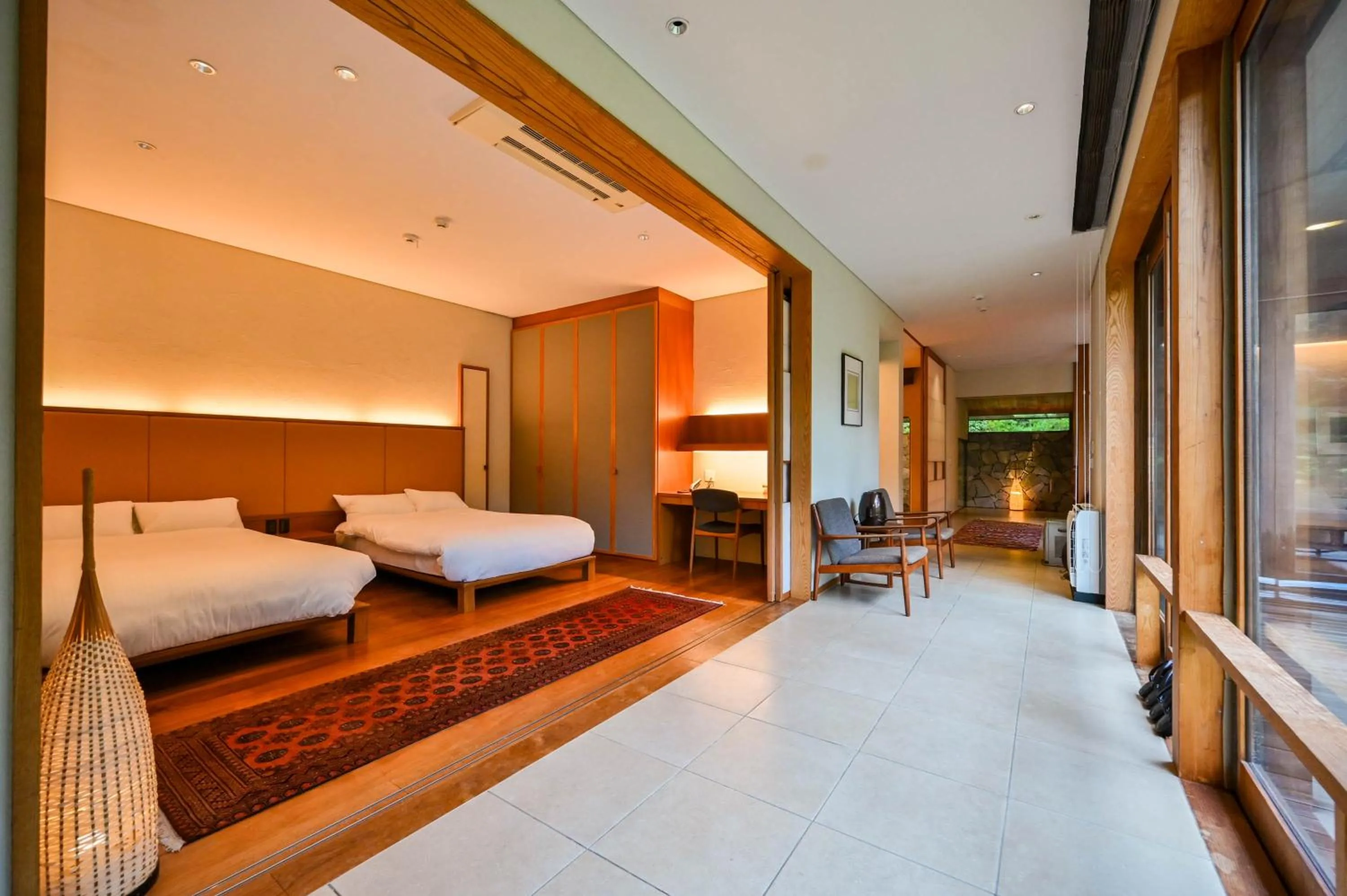 Bed in Oita Kuoritei