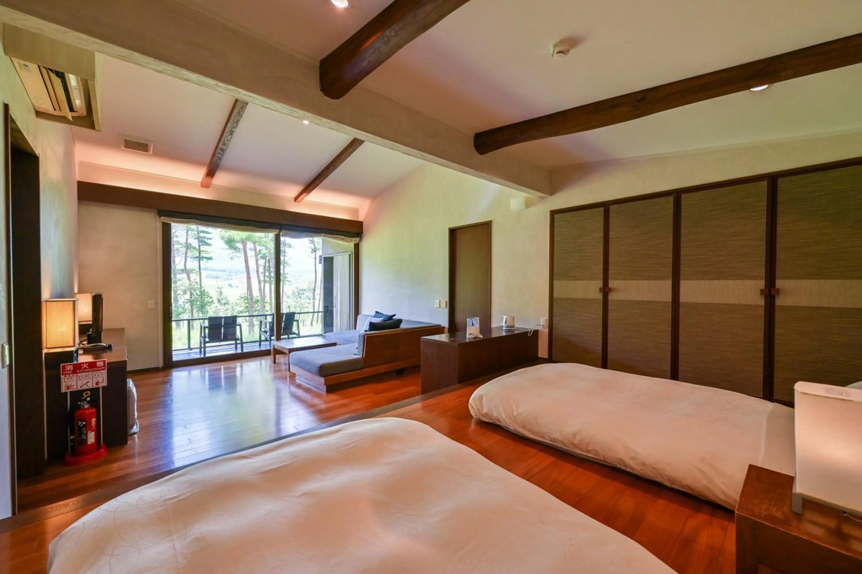 Bed in Oita Kuoritei